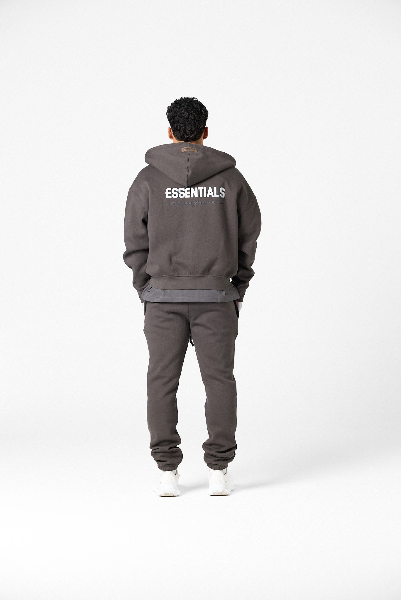 BASIC ZIPPER TRACKSUIT - DARK GREY