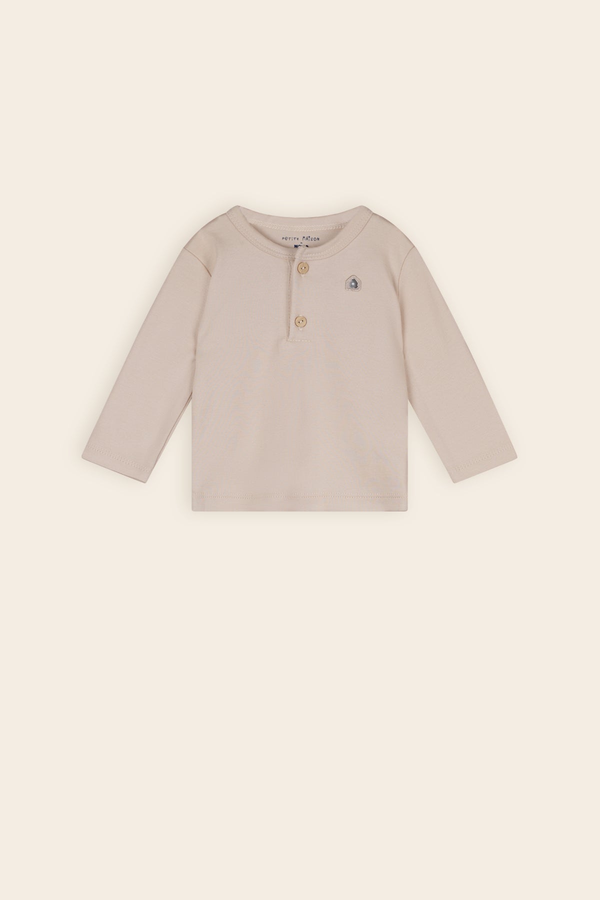 Petite Maison Lange mouw t-shirt Oatmeal 7401