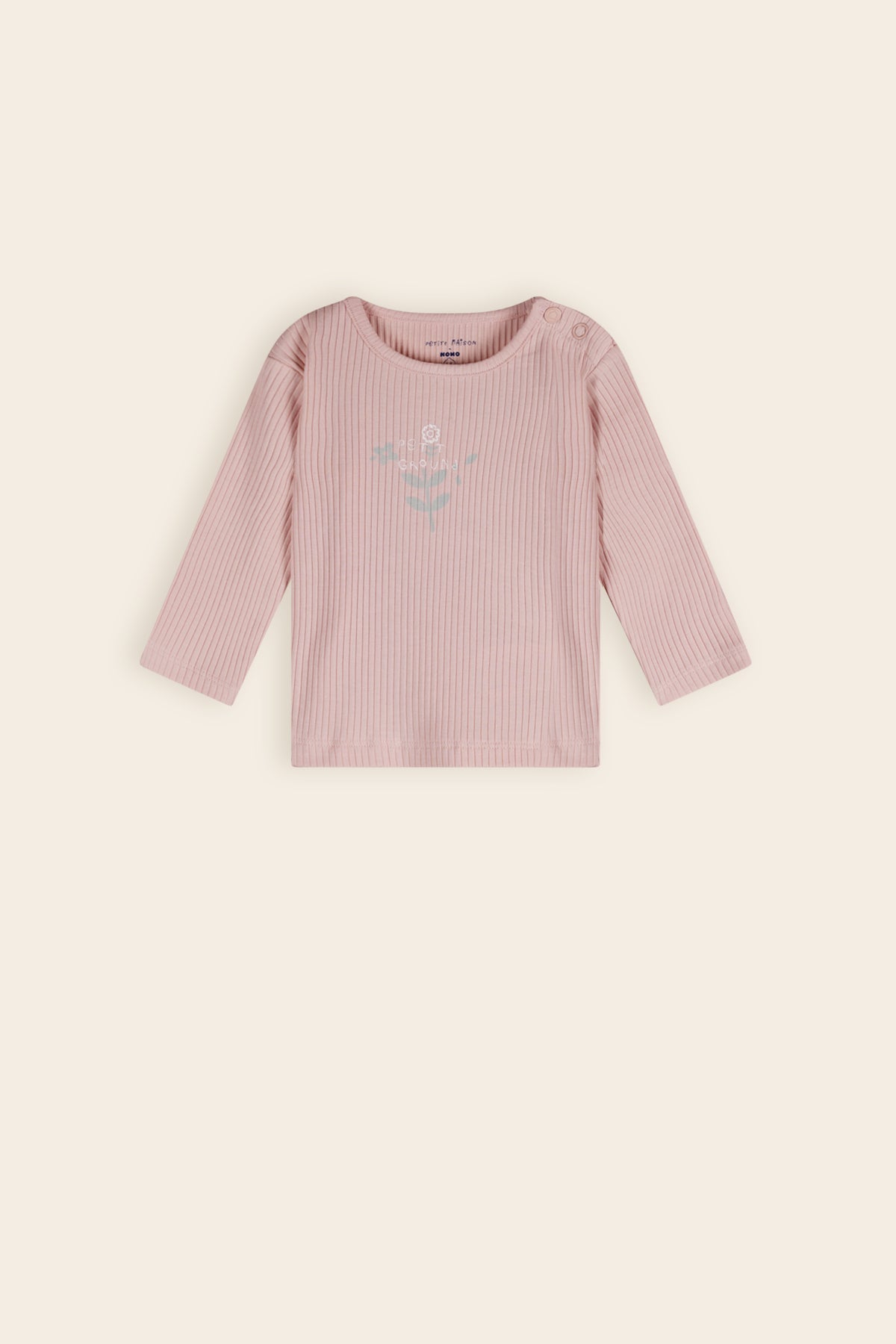 Petite Maison Ribbed t-shirt Pink 7404