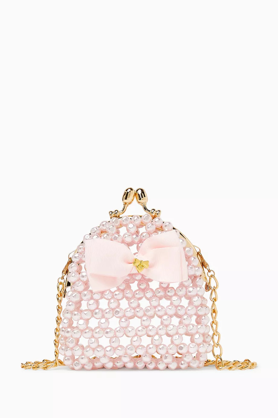 Angel's Face Sweetie schoudertasje met parels - Blushroze