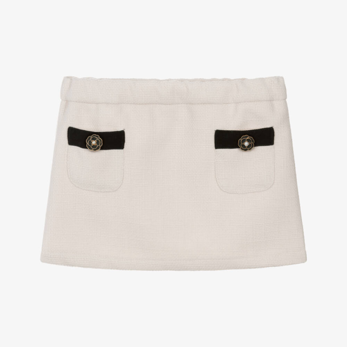 Phi Clothing Beige skirt with bows