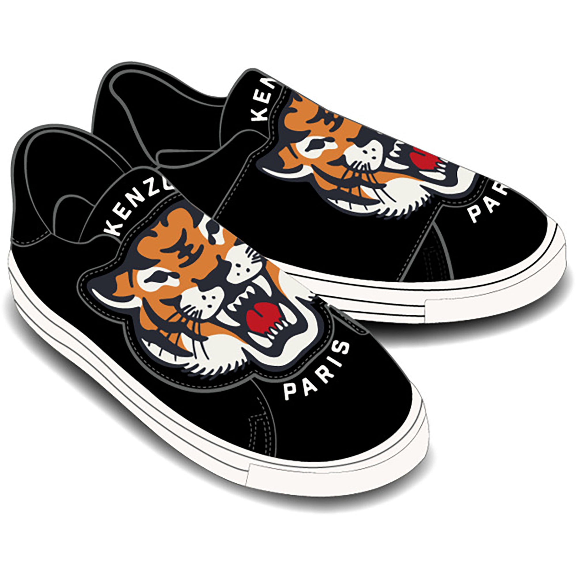 Kenzo Kids Sneakers - Zwart
