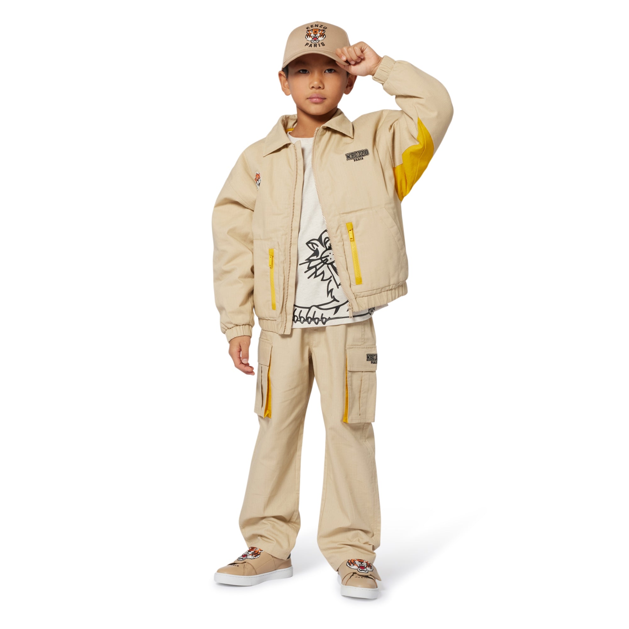Kenzo Kids Jas - Stone