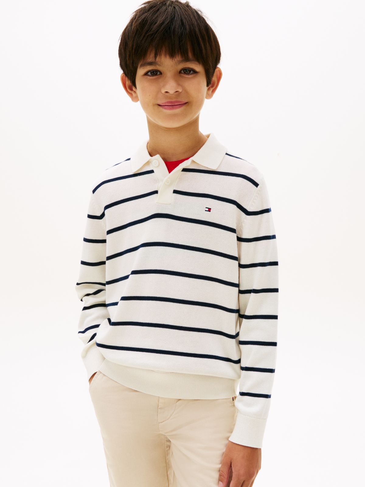 Tommy Hilfiger Trui met polokraag - Wit