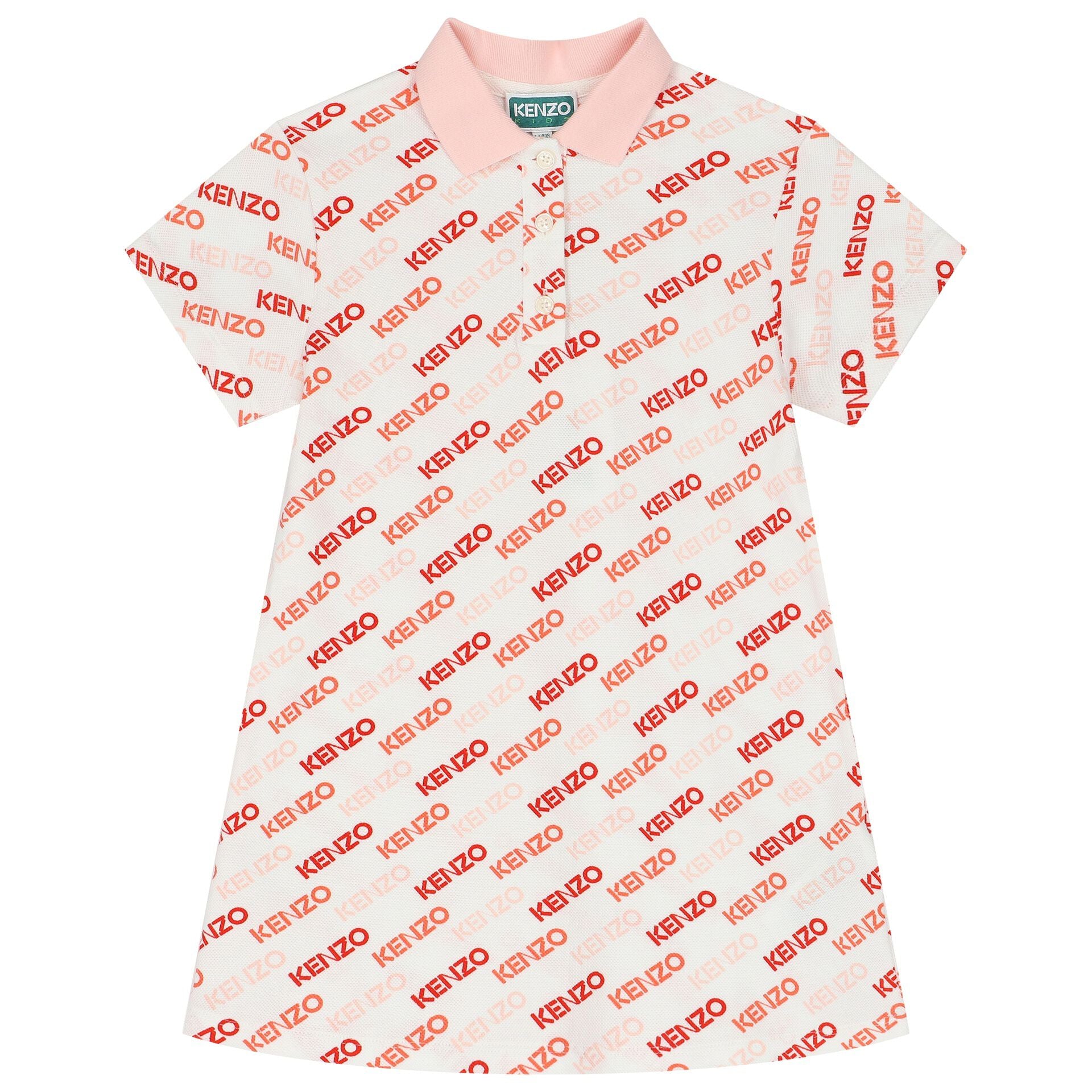 Kenzo Kids Knit Dress Ivory KG0211