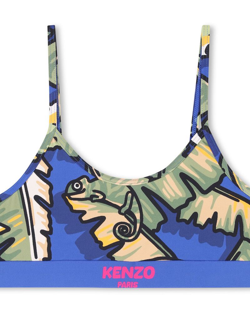 Kenzo Kids Girls Blue Green Jungle Bikini