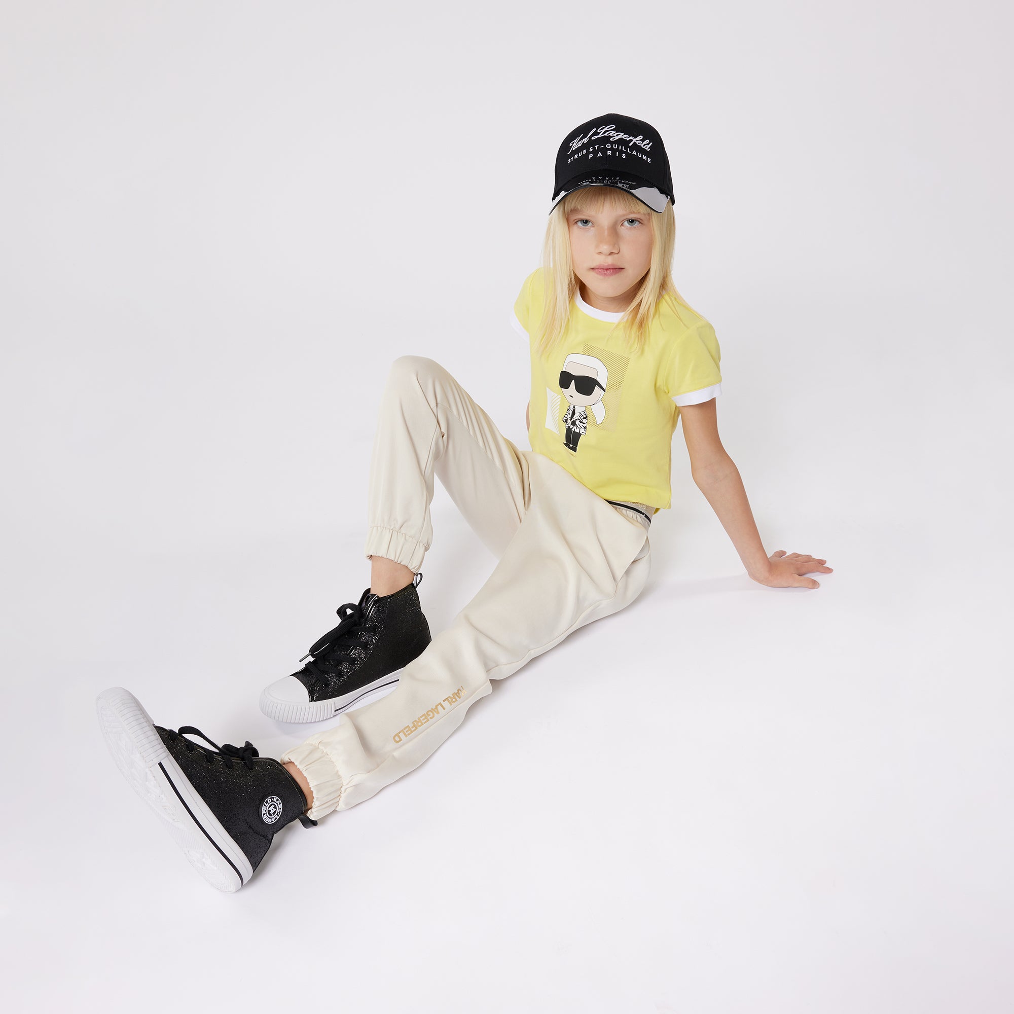 Karl Kids T-shirt Z30112 - Yellow (Sale)