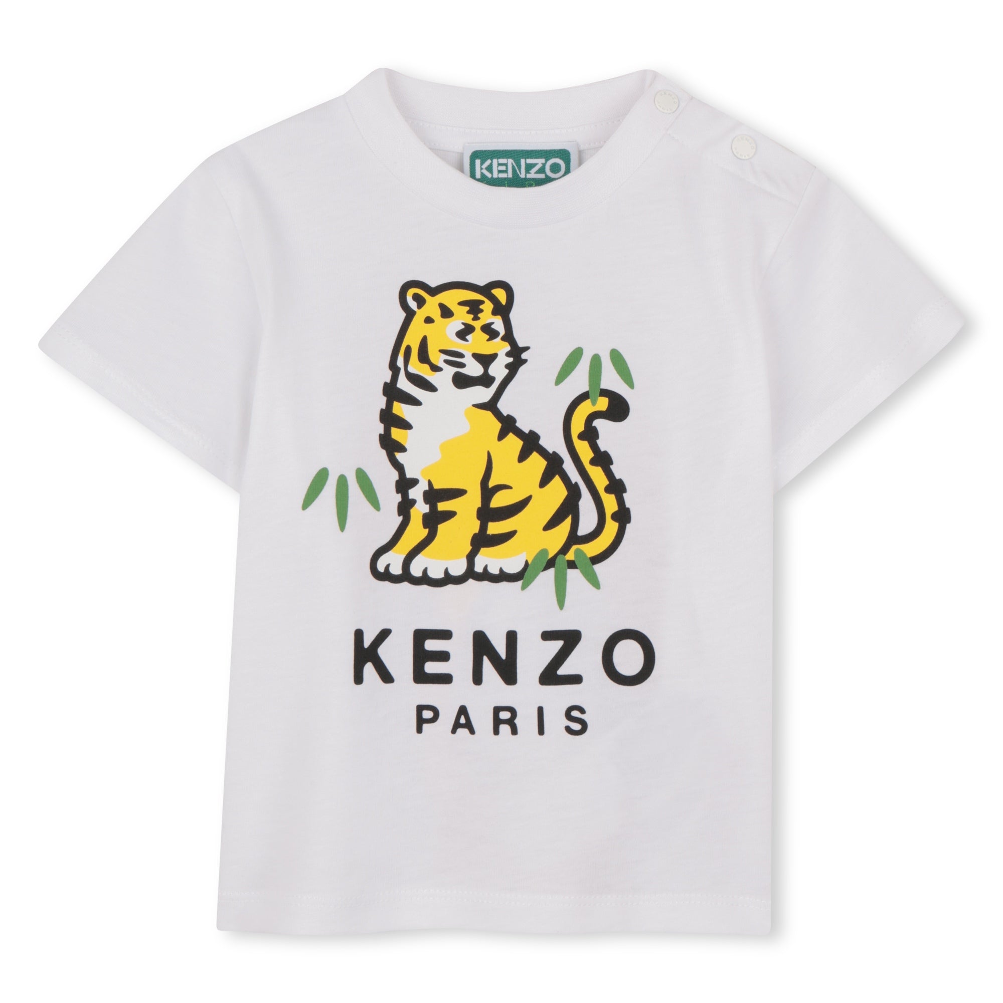 Kenzo Kids T-shirt met korte mouwen Blanc