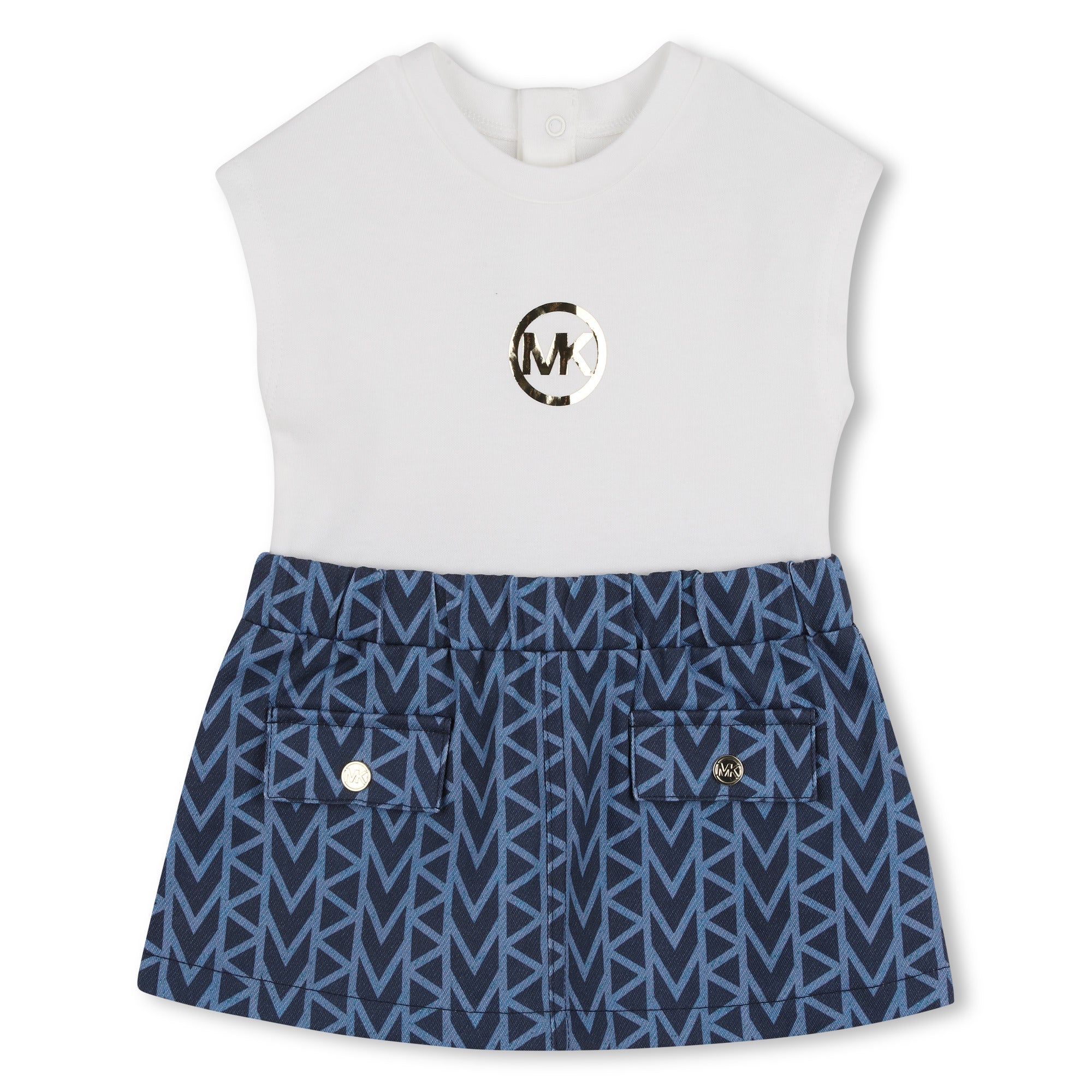 Michael Kors Jurk Denim Blue