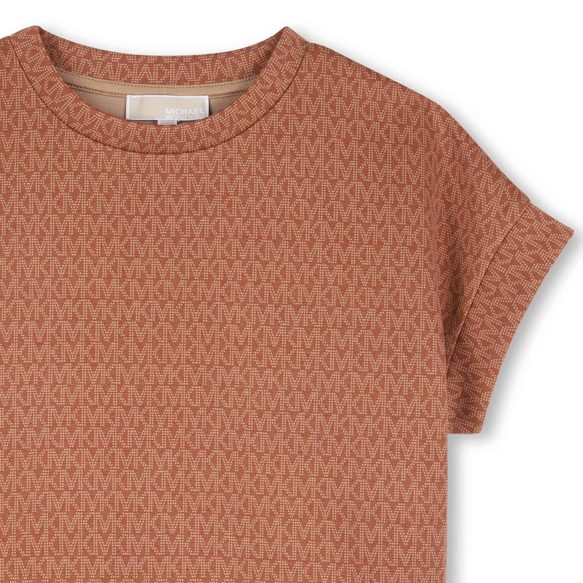 Michael Kors T-shirt Dark Chocolate detail