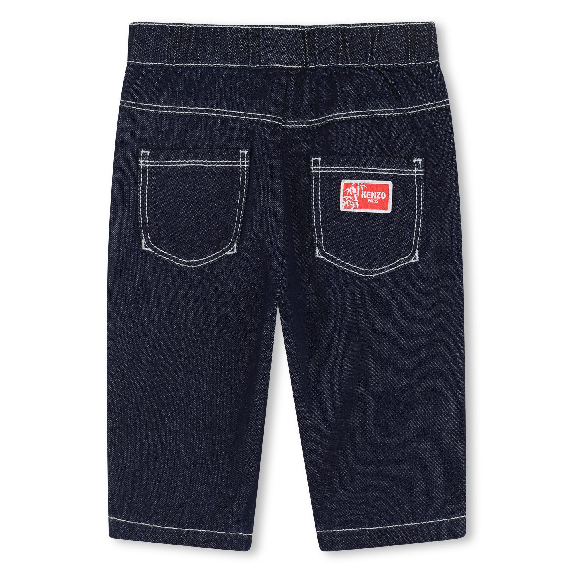 Kenzo Kids Denim broek Denim Brut - foto 2
