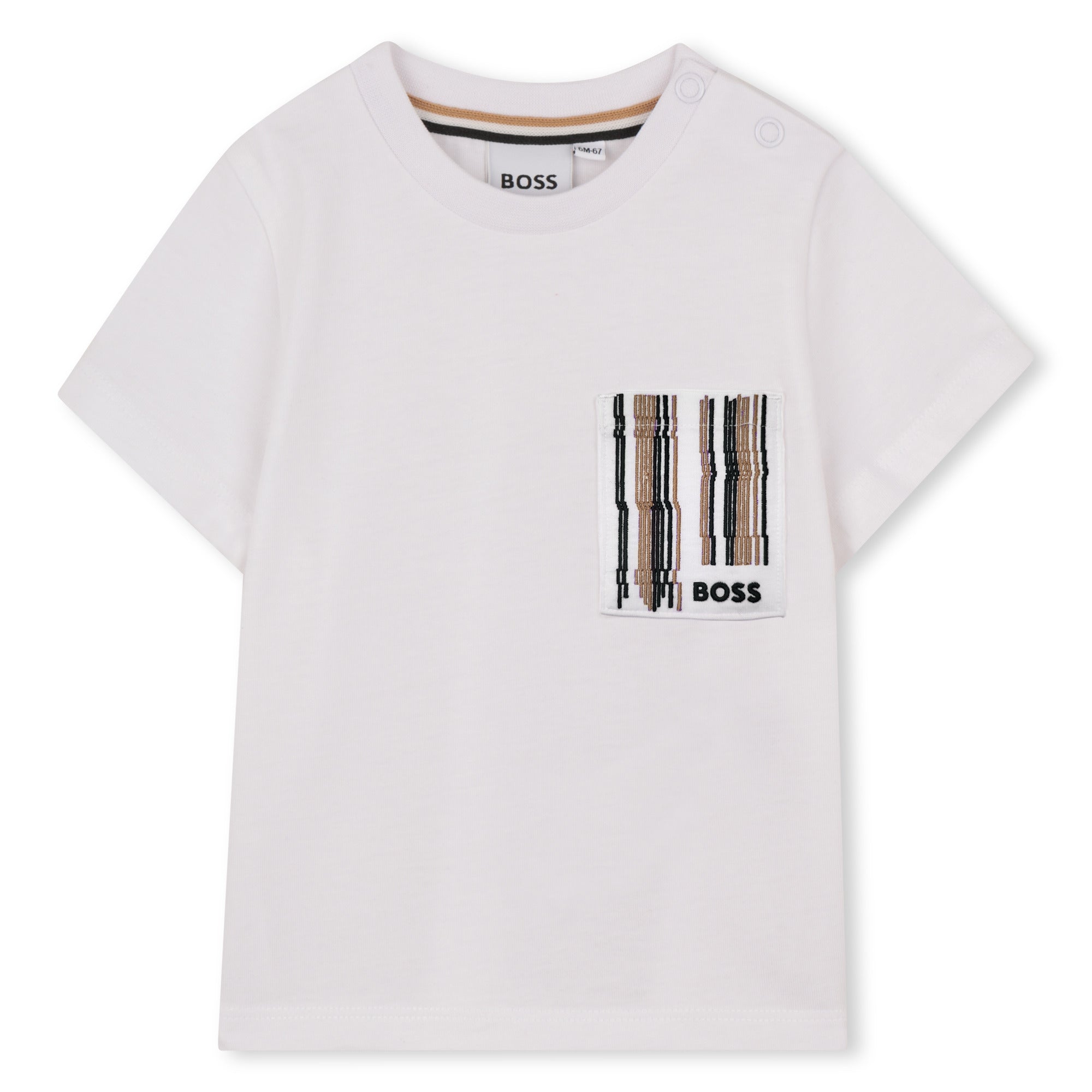 BOSS T-shirt met korte mouwen Blanc