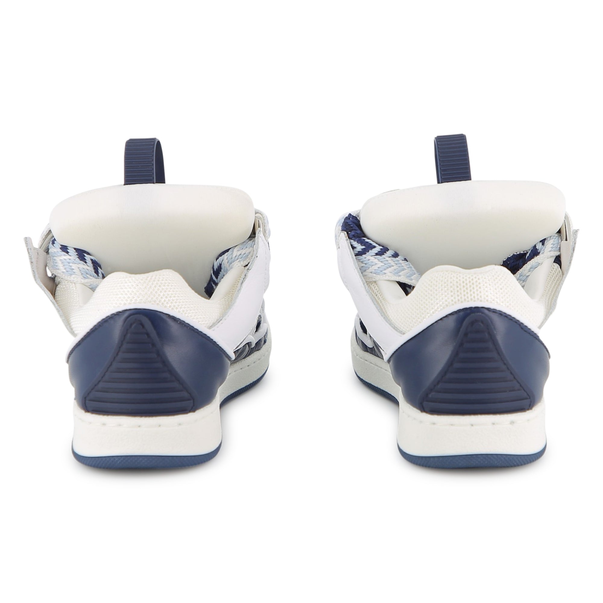 Lanvin Sneakers Blanc Marine achterkant