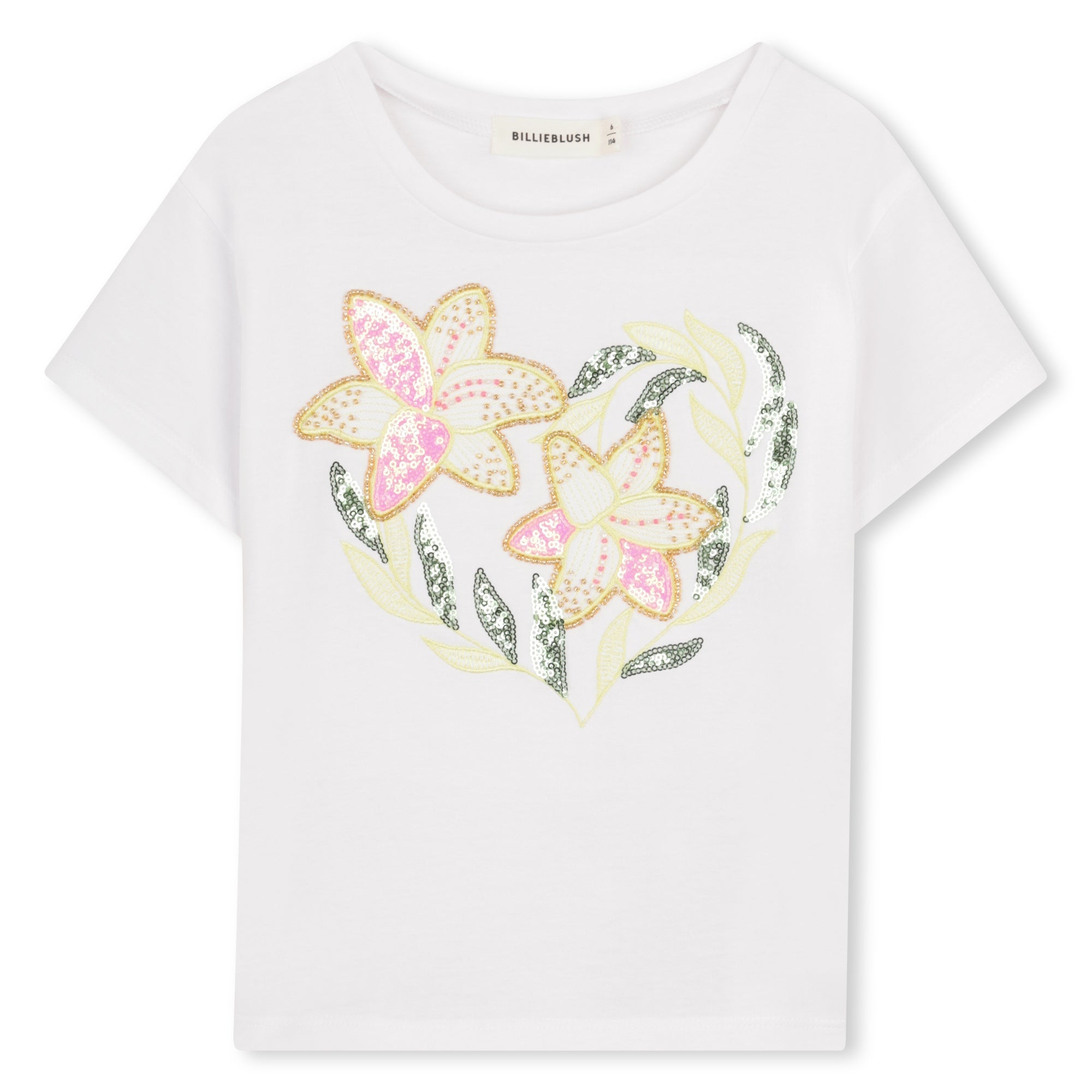 Billieblush T-shirt met korte mouwen - Blanc