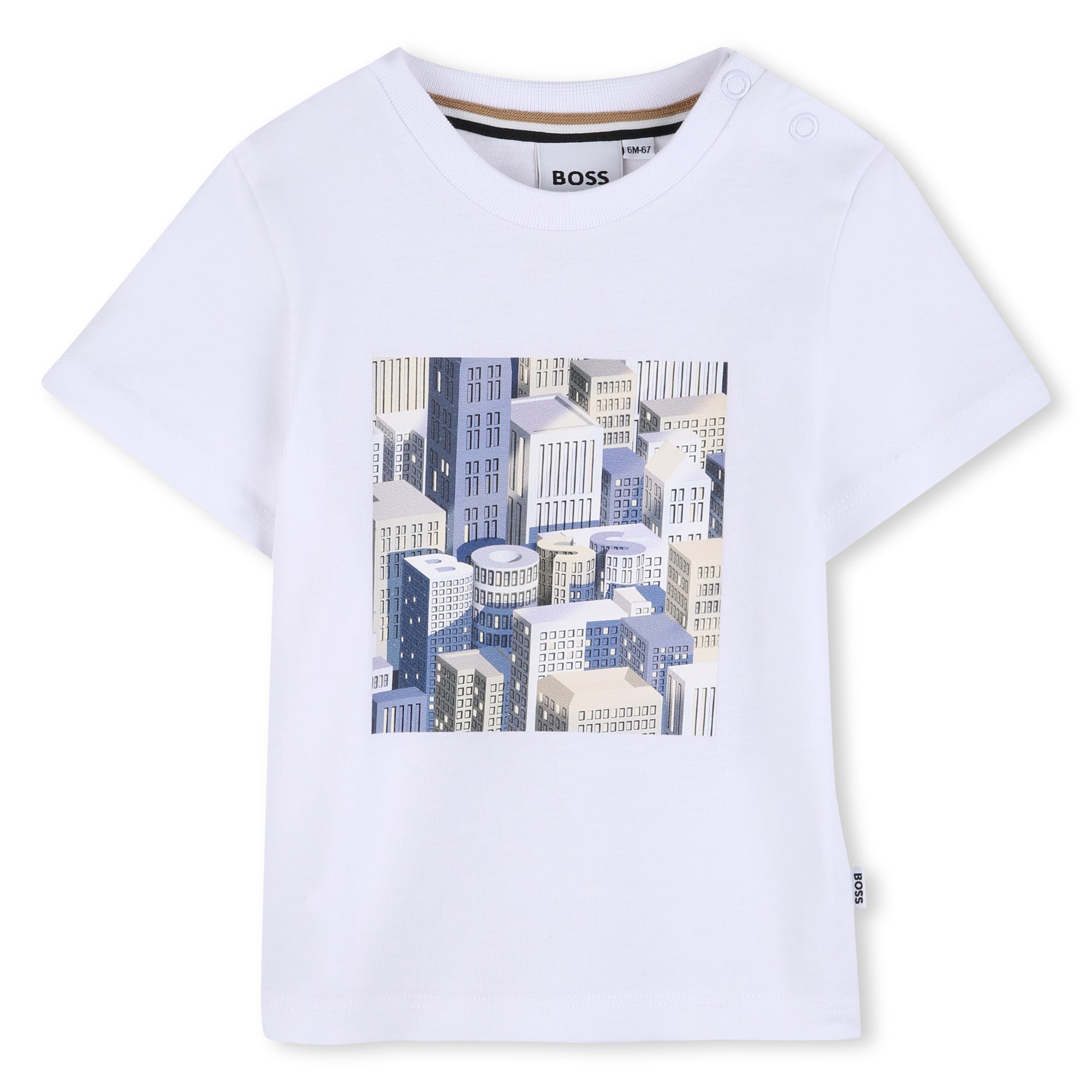 BOSS T-shirt met korte mouwen Blanc