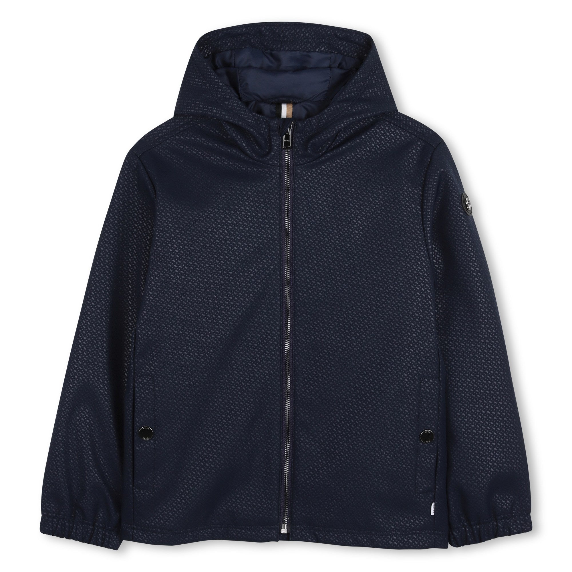 BOSS Windbreaker met capuchon Bleu Cargo