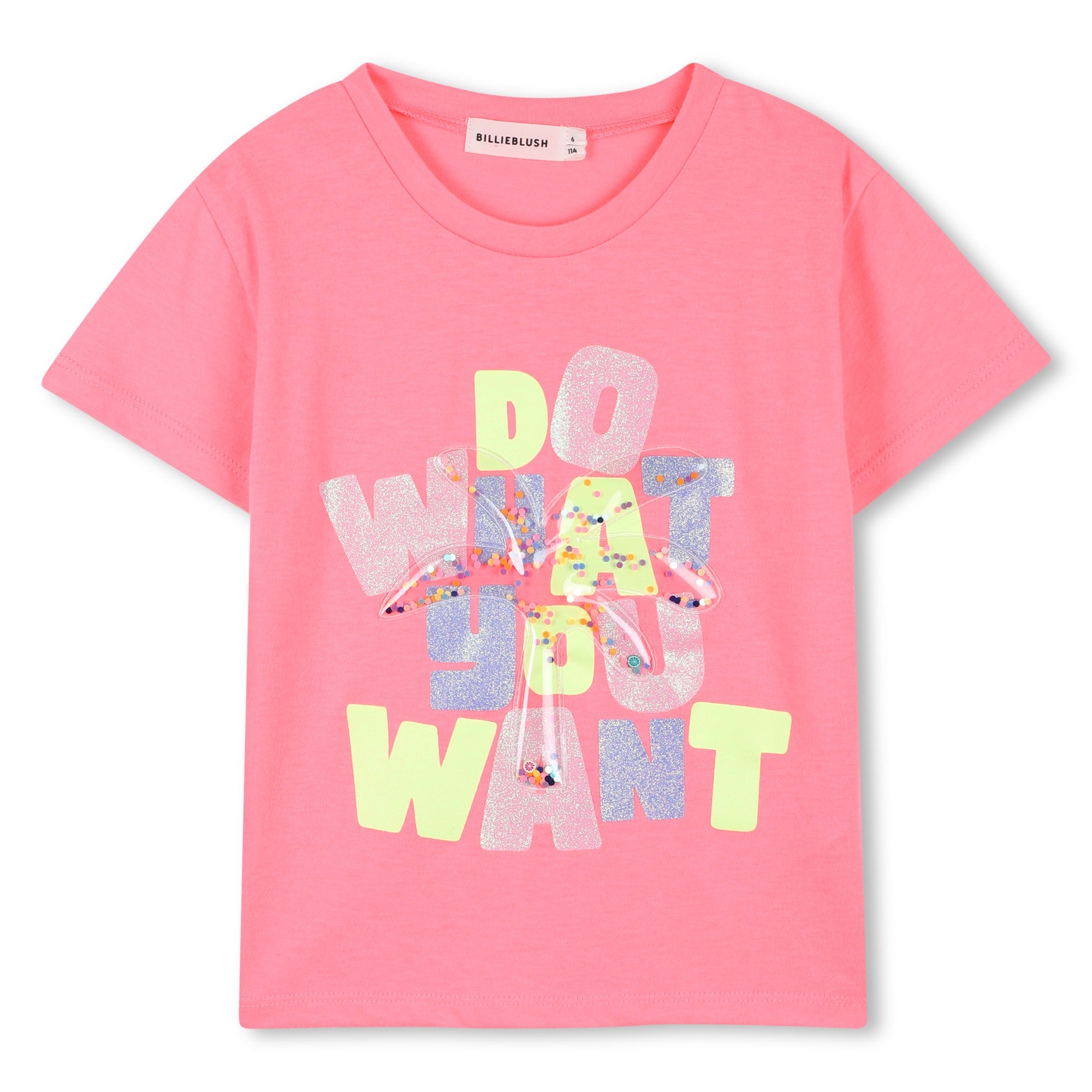 Billieblush T-shirt met korte mouwen - Rose Fluo
