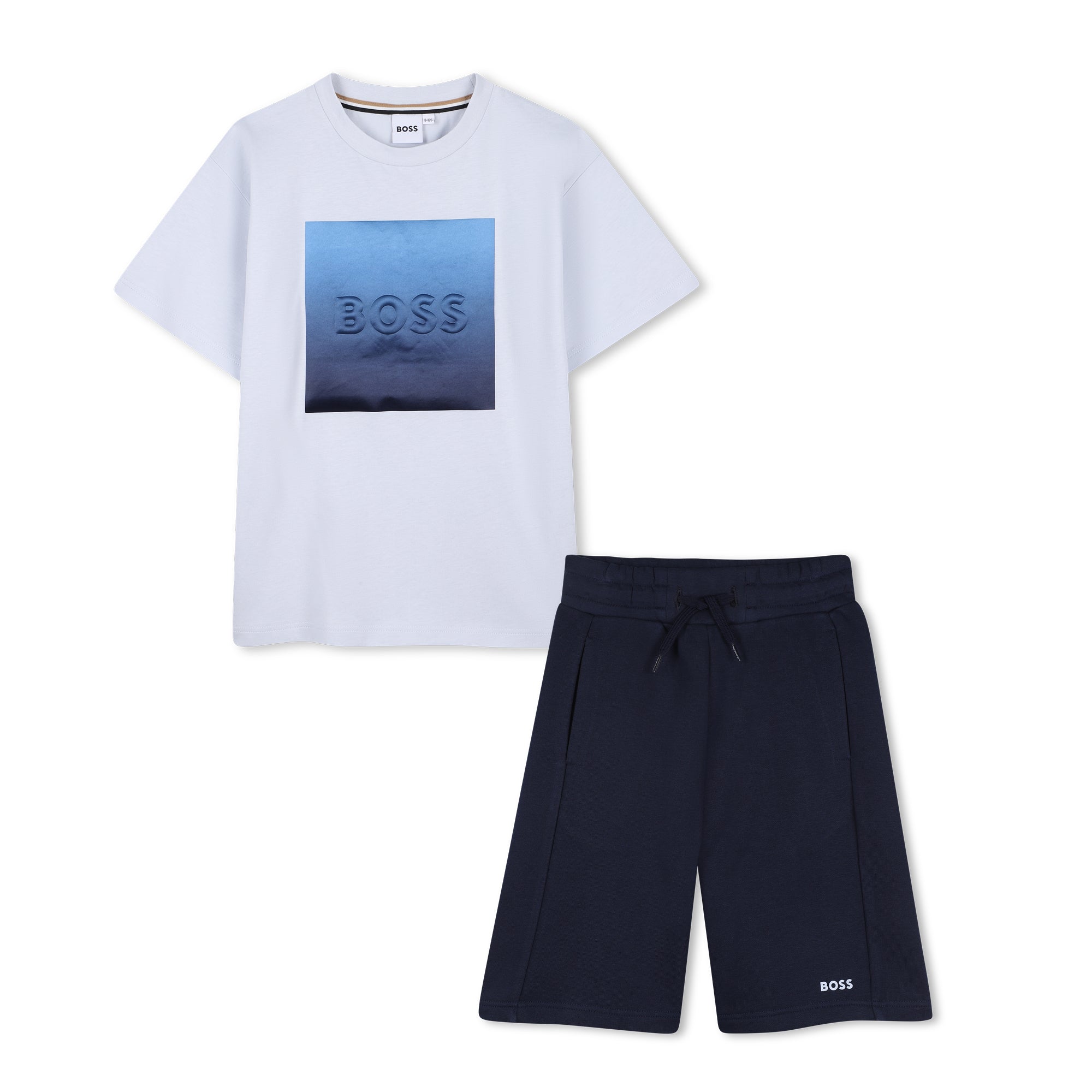 BOSS Set T-shirt + bermuda Bleu Tendre