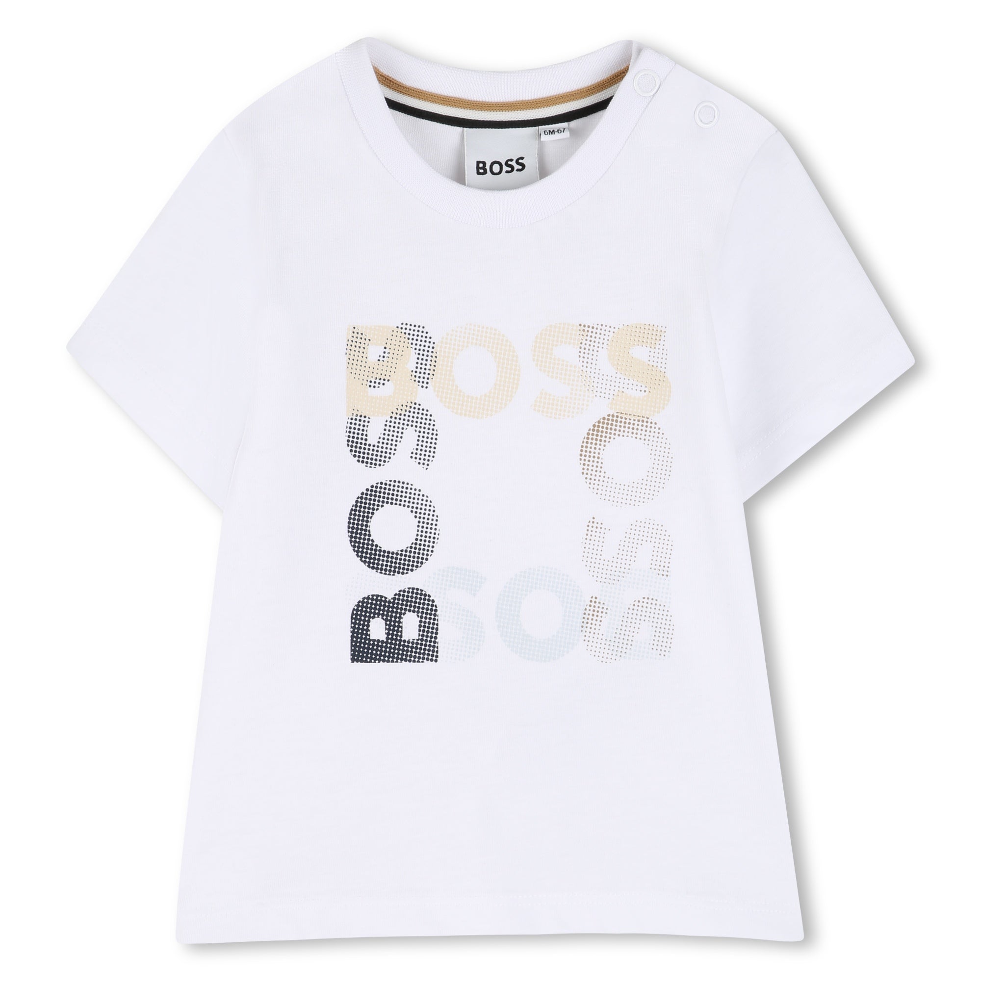 BOSS T-shirt met korte mouwen Blanc