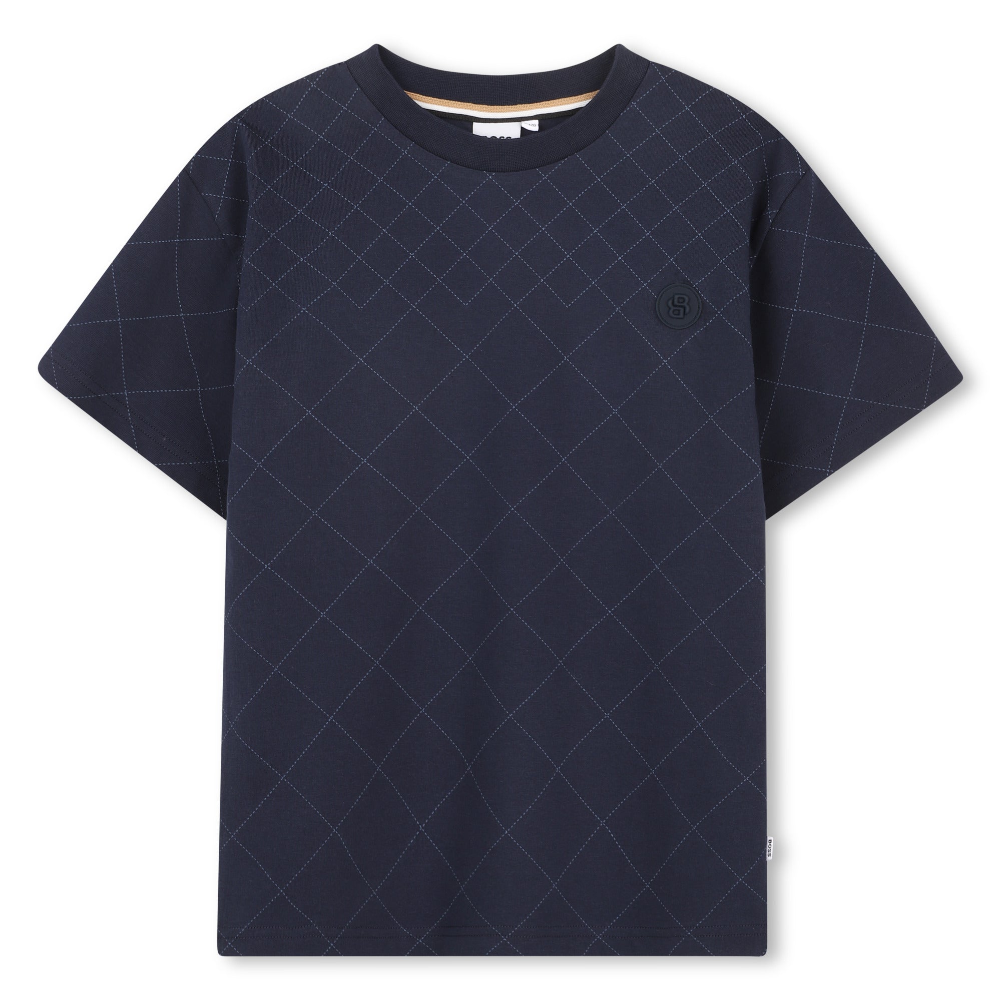 BOSS T-shirt met korte mouwen Bleu Cargo
