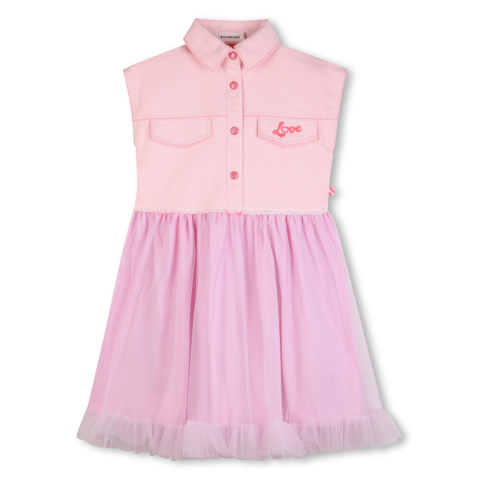 Billieblush Jurk - Rose Ecru