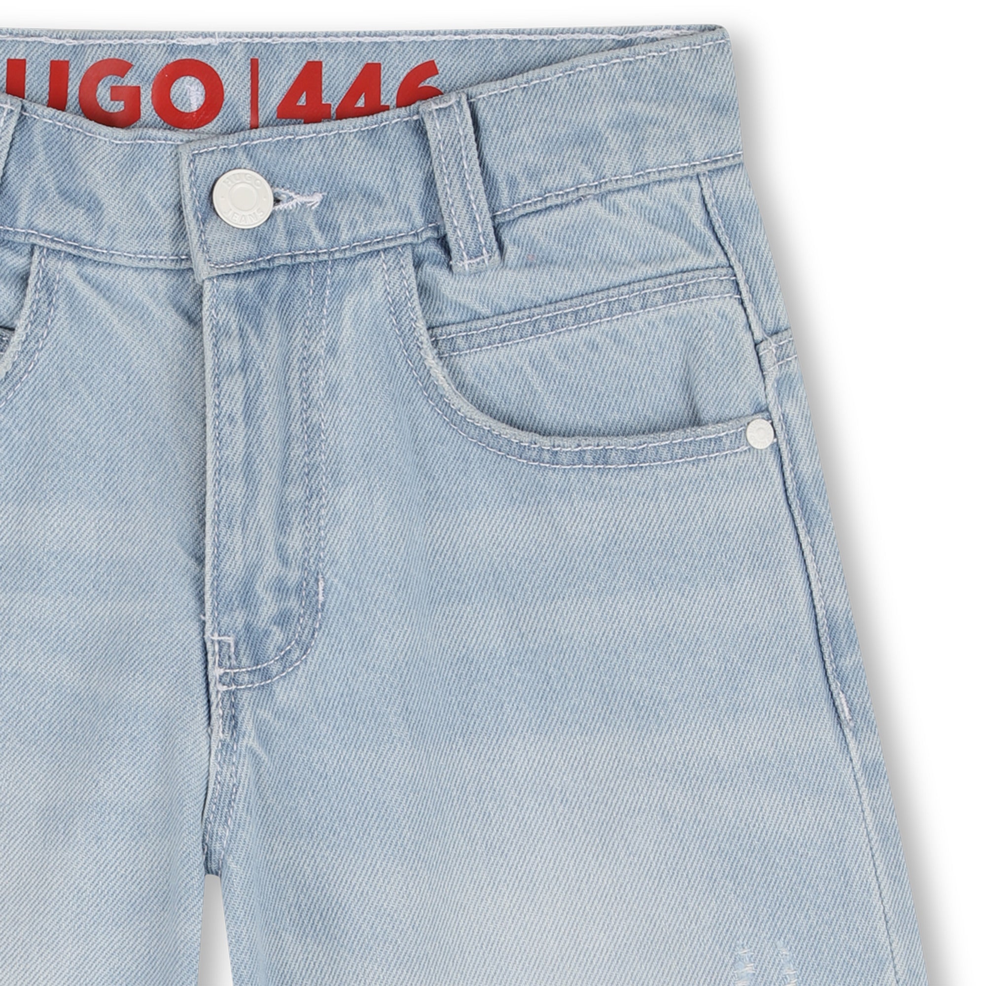 HUGO Denim short Bleach Pousse detail