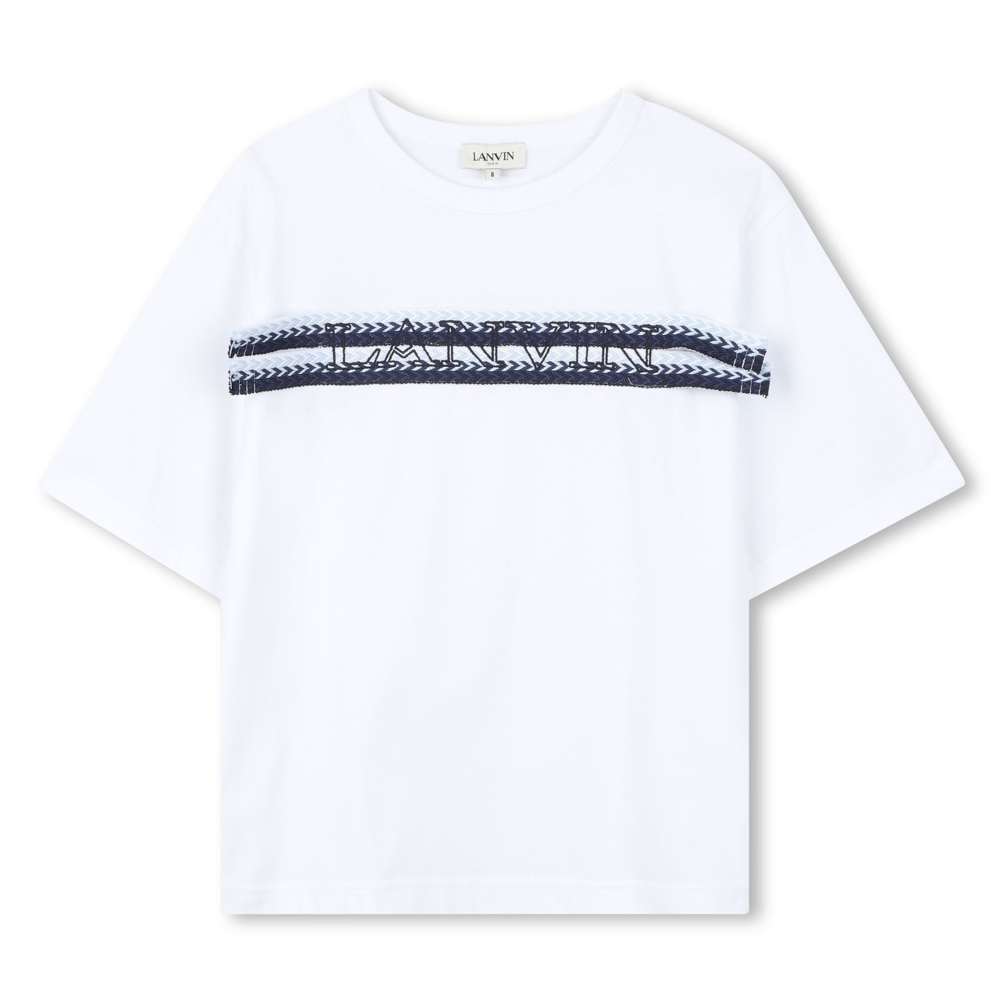 Lanvin T-shirt met korte mouwen Blanc Bleu