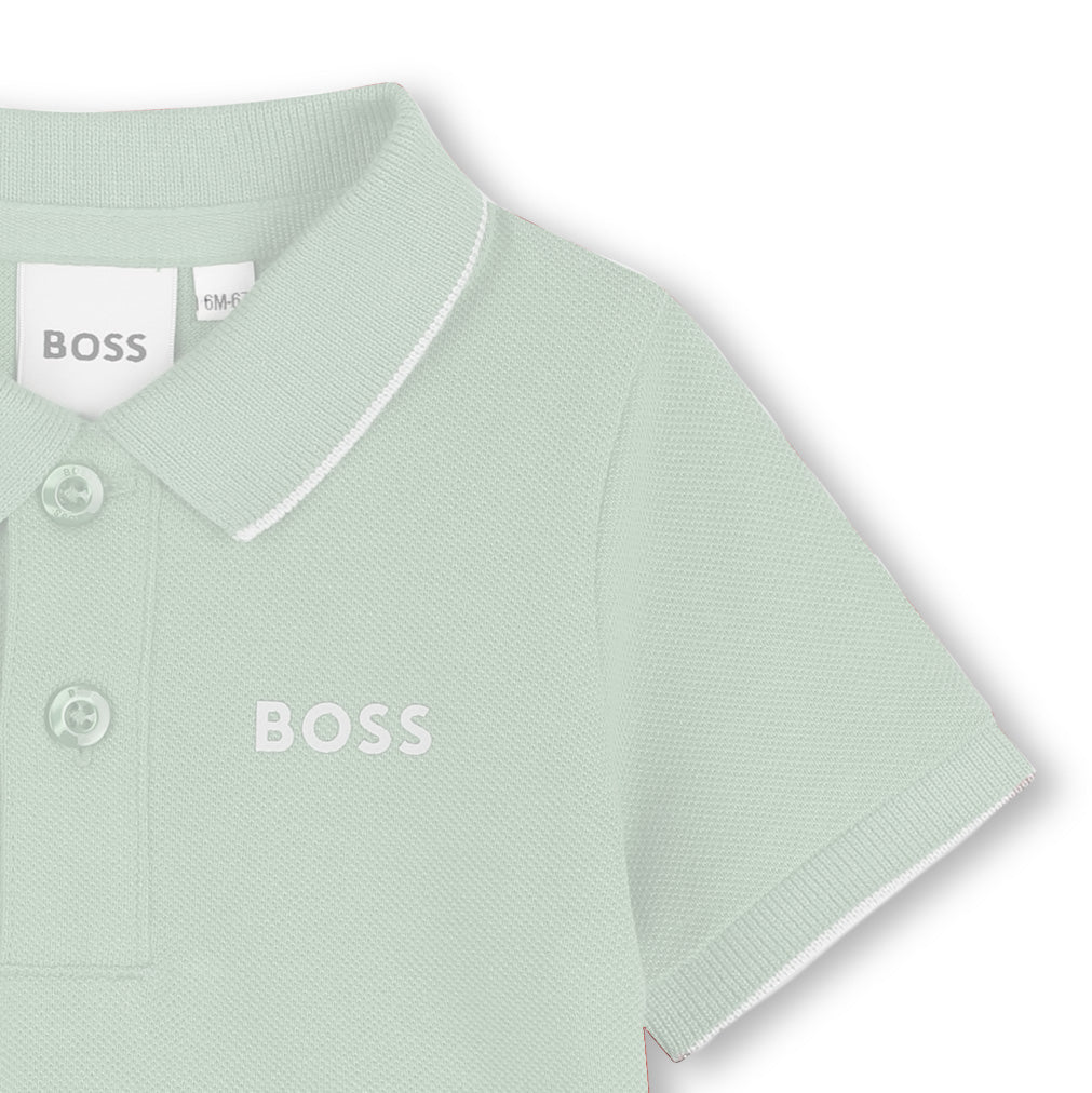 BOSS Polo met korte mouwen Sprout Green - foto 3