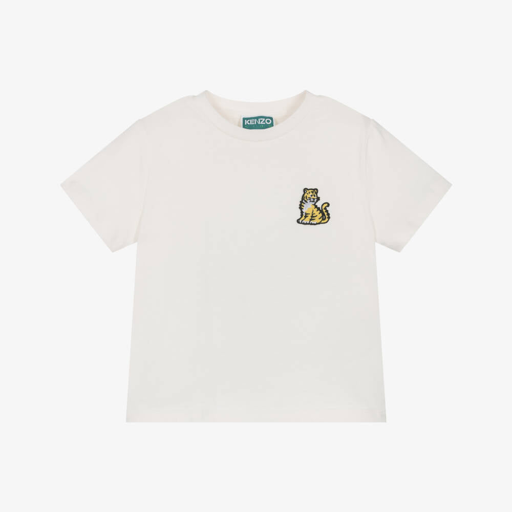 Kenzo Kids Tee Ivory K05509-12P