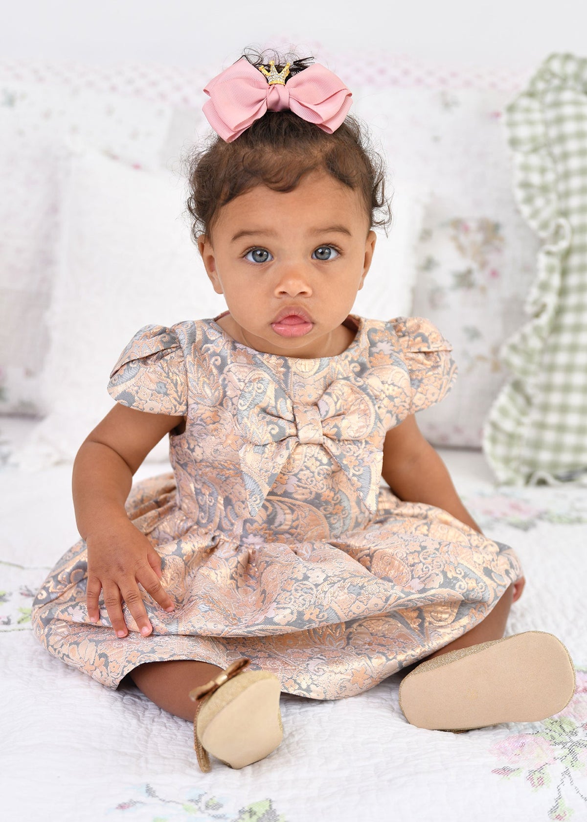 Angel's Face Maxine glitter babyschoentjes goud – designer kinderkleding | Niñoz Almere