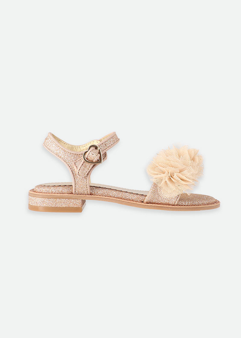 Angel's Face Carmen corsage sandalen rose gold – designer kinderkleding | Niñoz Almere