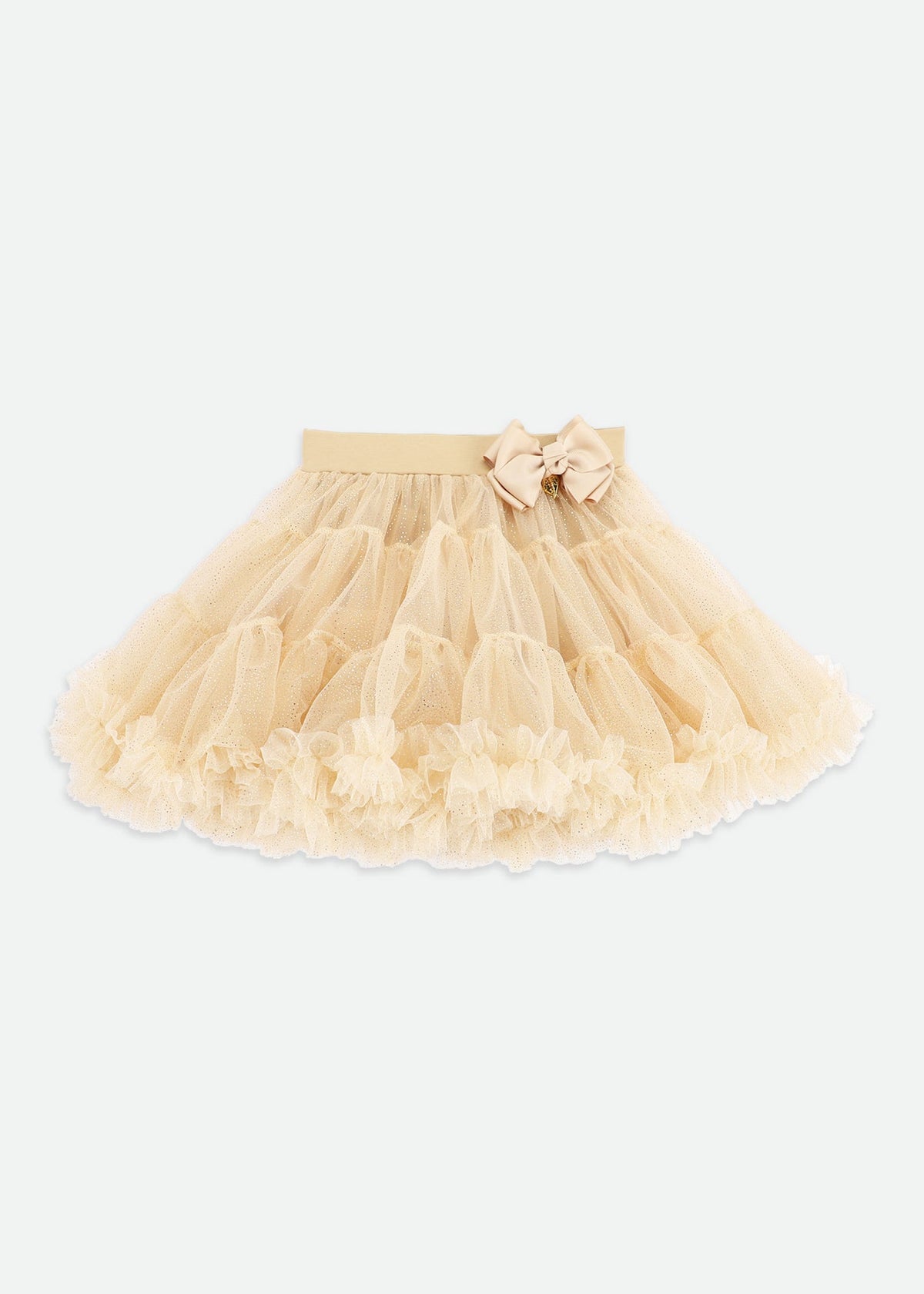 Angel's Face Pixie sparkle tutu zandbeige – designer kinderkleding | Niñoz Almere
