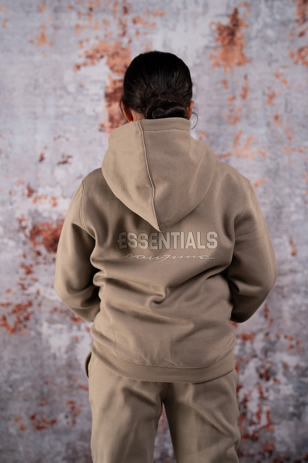 Essentials Cou7ure Kids Rubber Tracksuit Forrest – achterkant – designer kinderkleding | Niñoz Almere