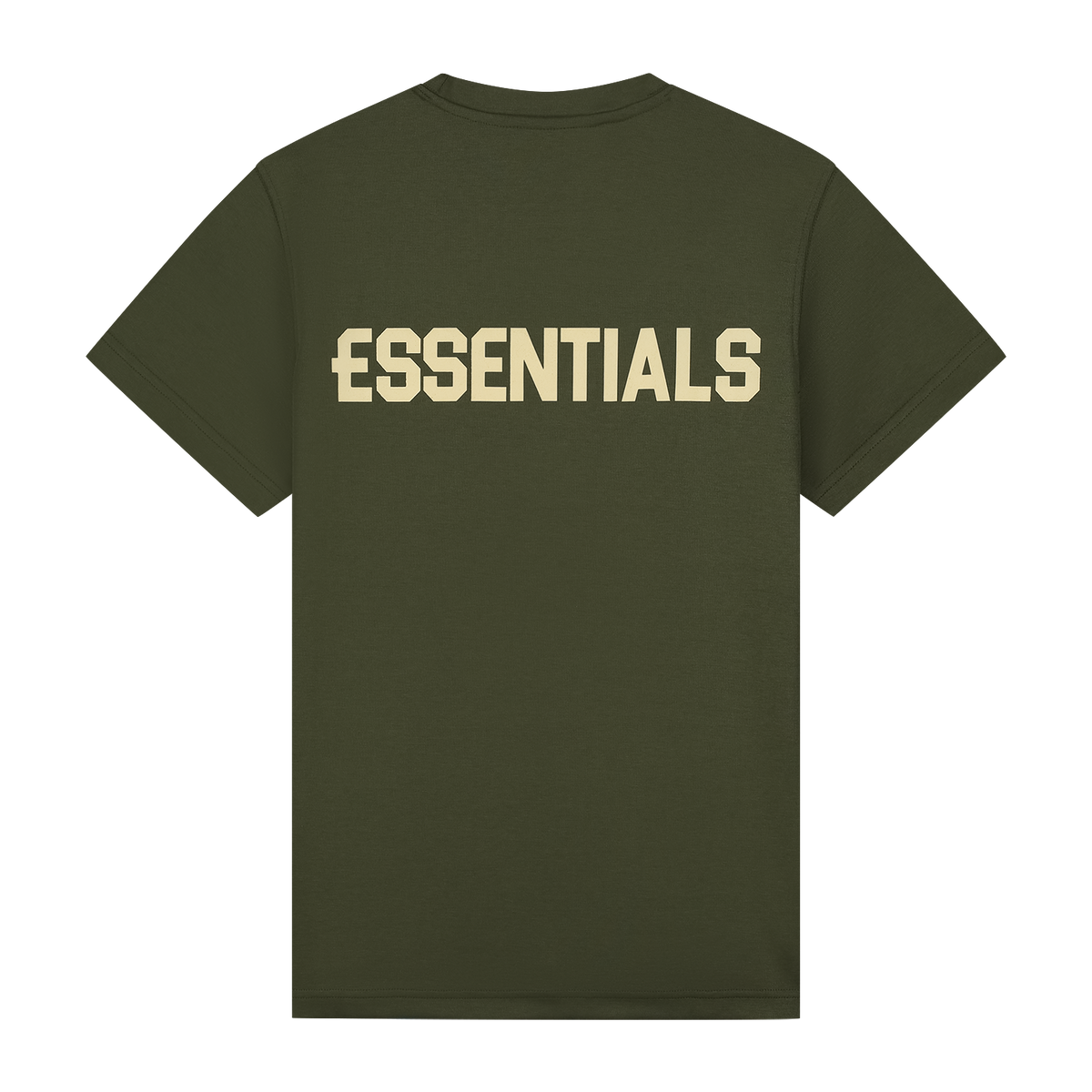 Essentials Couture zomerset in groen — shirt achterkant, maat XS t/m 3XL | Niñoz Almere