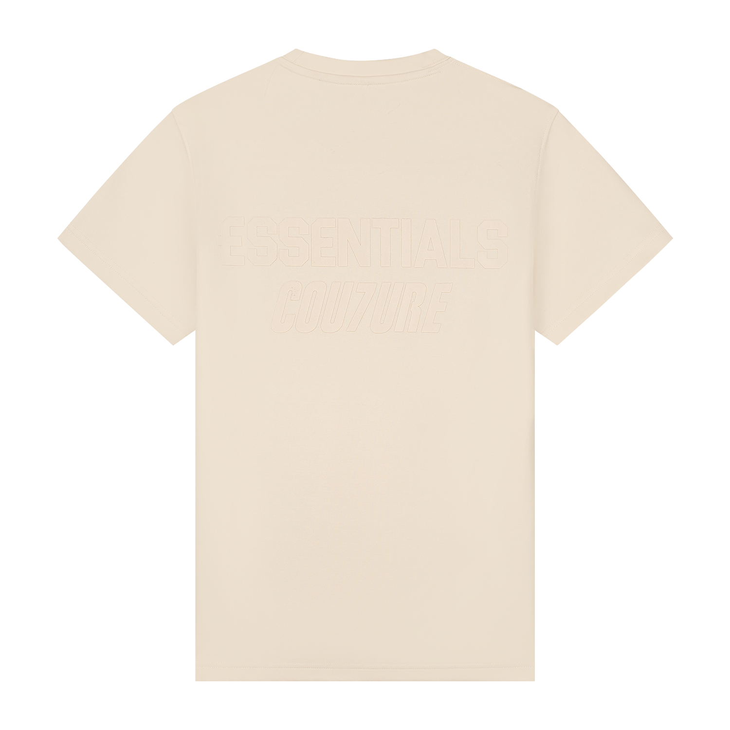 Essentials Couture zomerset in stone (steengrijs) — shirt achterkant, in kindermaten en volwassen maten | Niñoz Almere