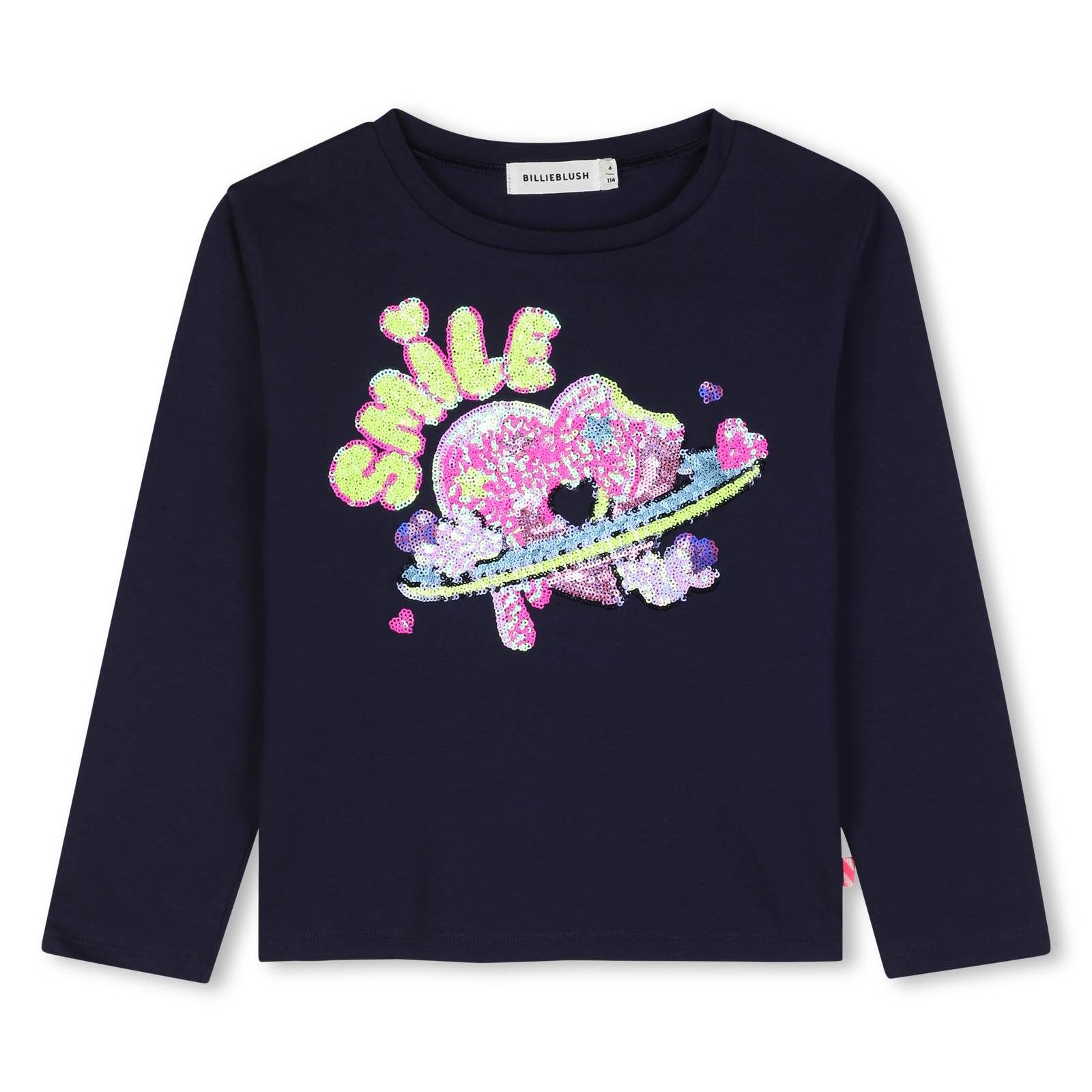 Billieblush T-Shirt Lange Mouwen - Marine – foto 1 – Niñoz Almere