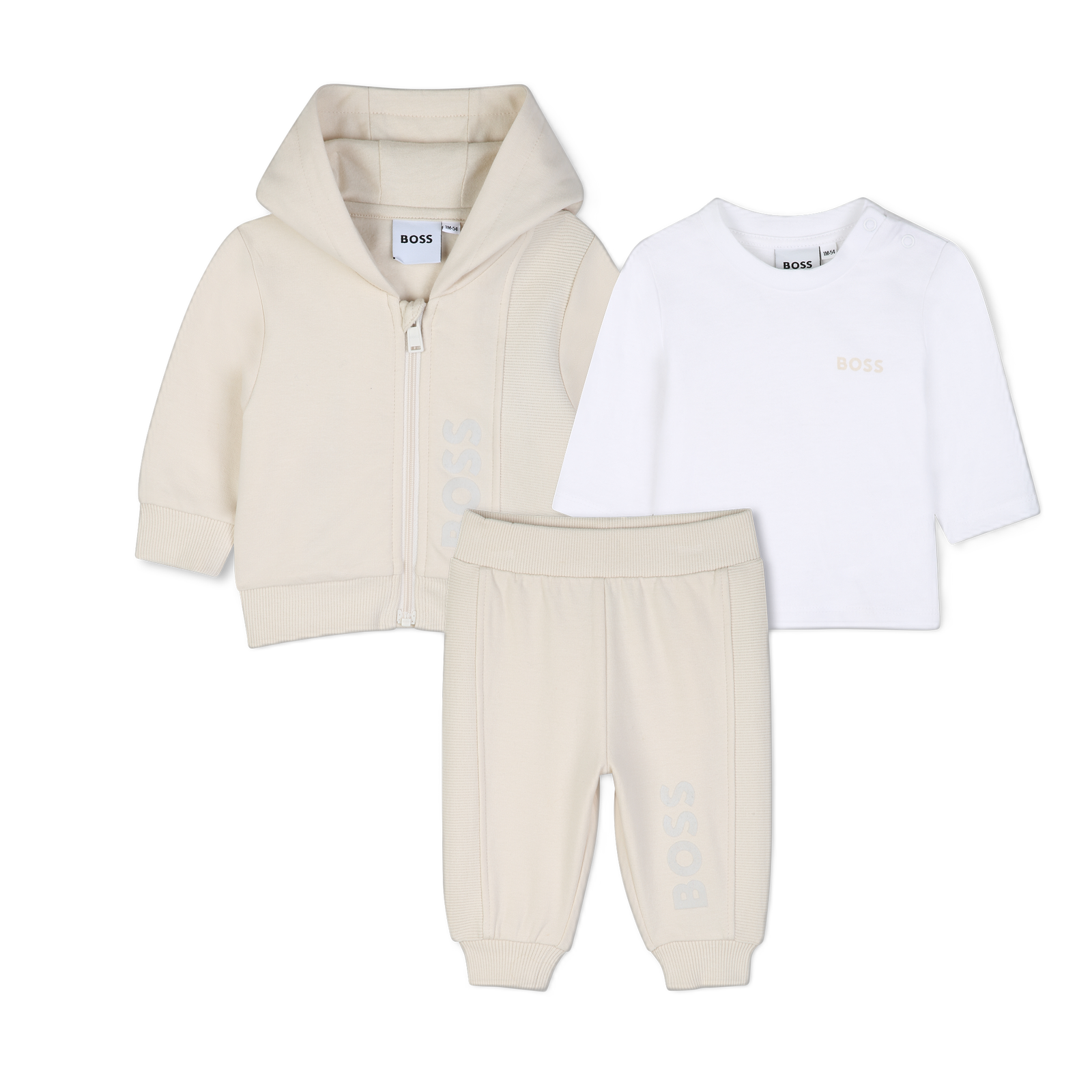 BOSS Broek+Vest+T-Shirt - Nieuw Beige – foto 1 – Niñoz Almere