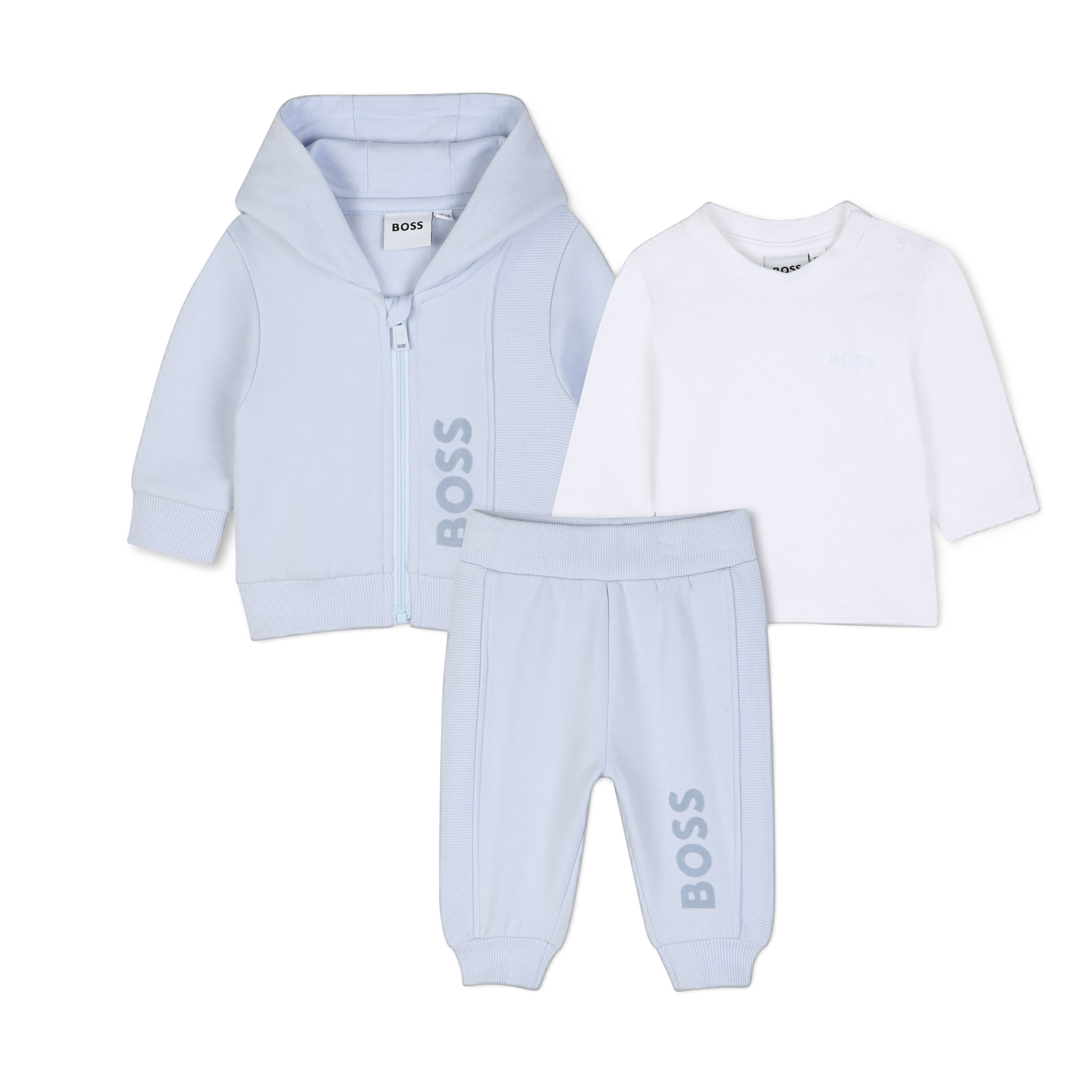 BOSS Broek+Vest+T-Shirt - Licht Blauw – foto 1 – Niñoz Almere