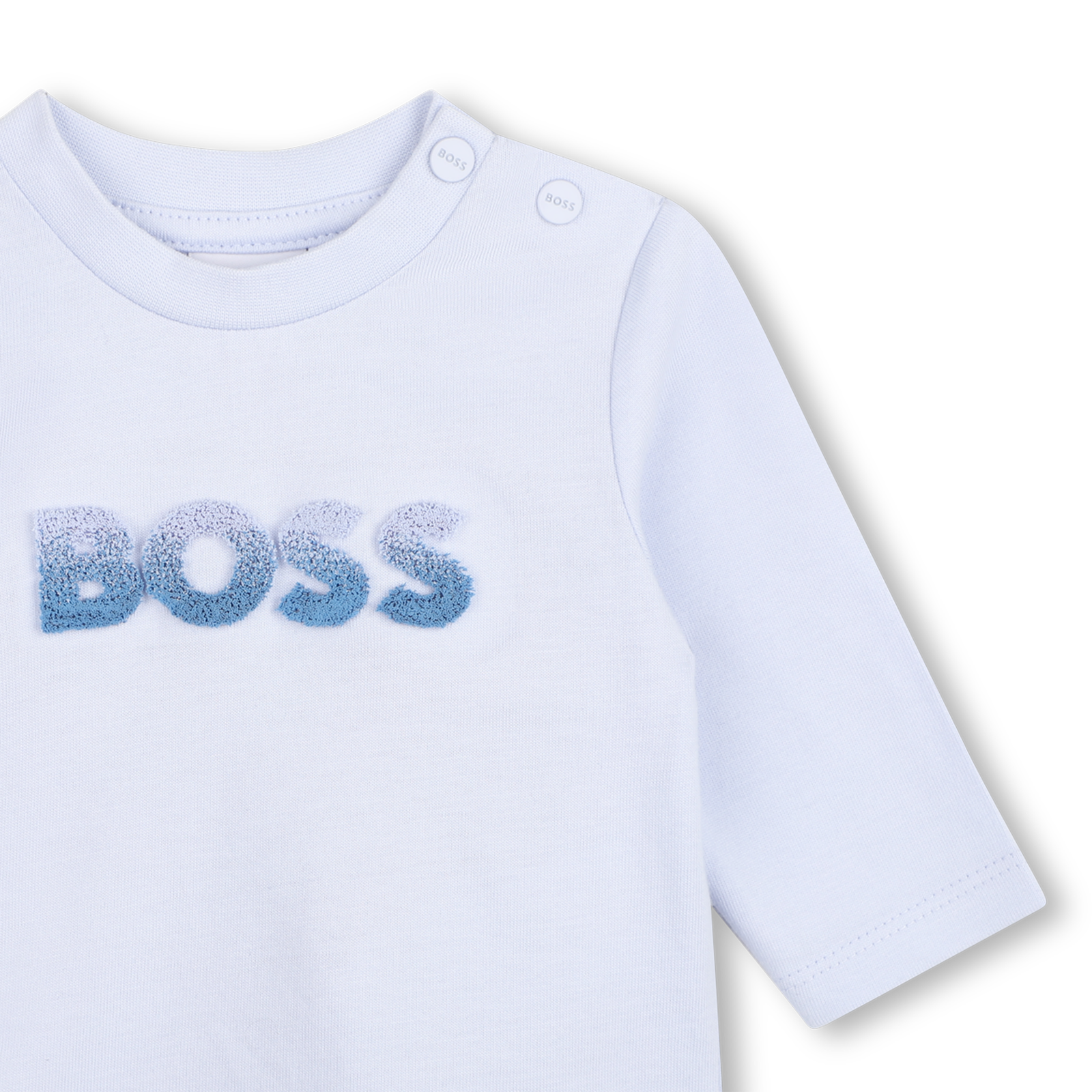BOSS T-Shirt Lange Mouwen - Licht Blauw – foto 3 – Niñoz Almere