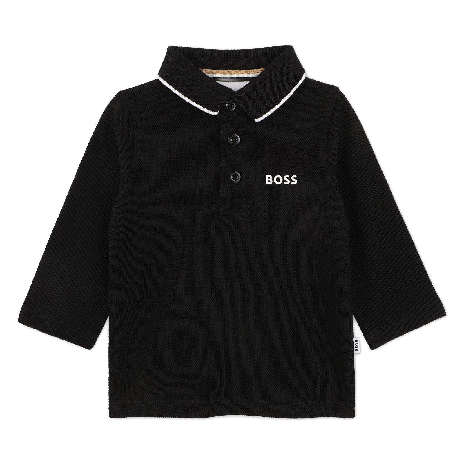 BOSS Polo Lange Mouwen - Zwart – foto 1 – Niñoz Almere