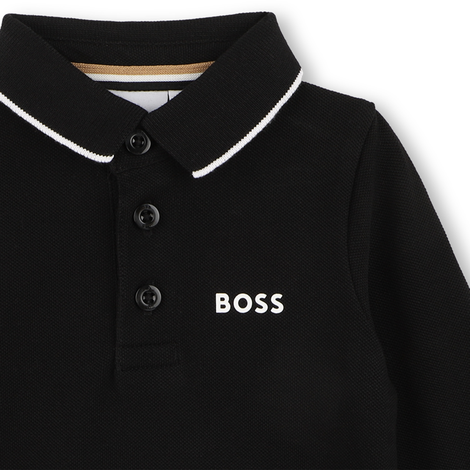BOSS Polo Lange Mouwen - Zwart – foto 3 – Niñoz Almere