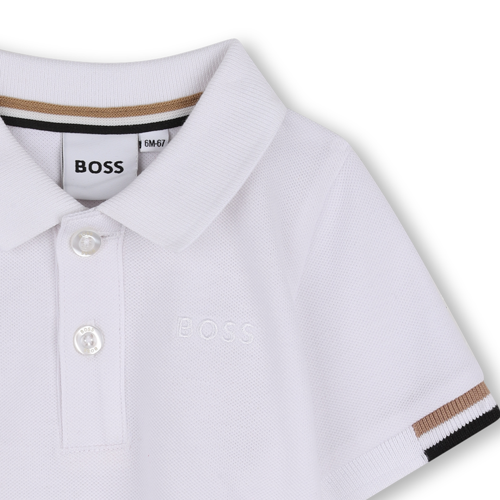 BOSS Polo Met Korte Mouwen - Wit – foto 3 – Niñoz Almere