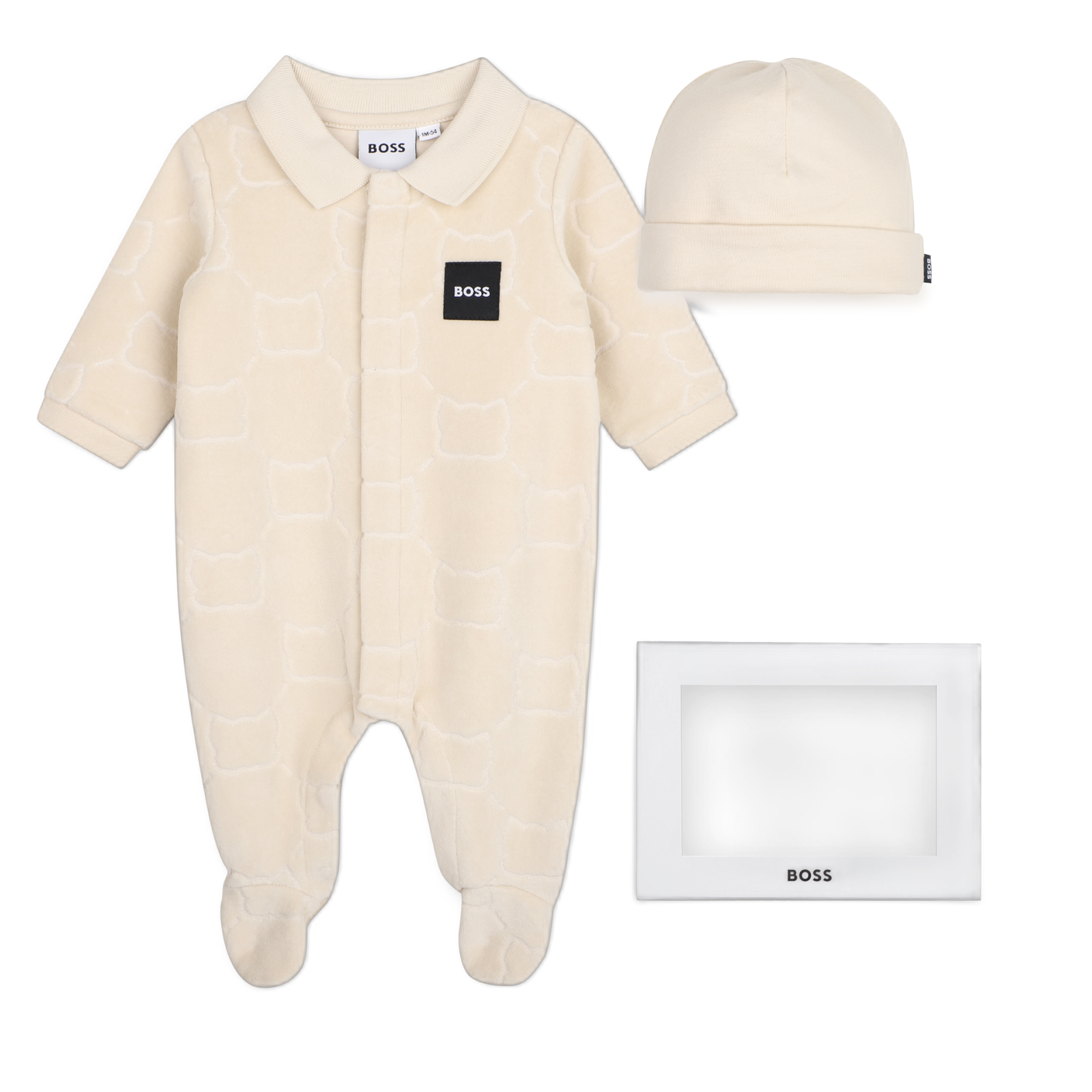 BOSS Set Pyjama + Muts - Nieuw Beige – foto 1 – Niñoz Almere