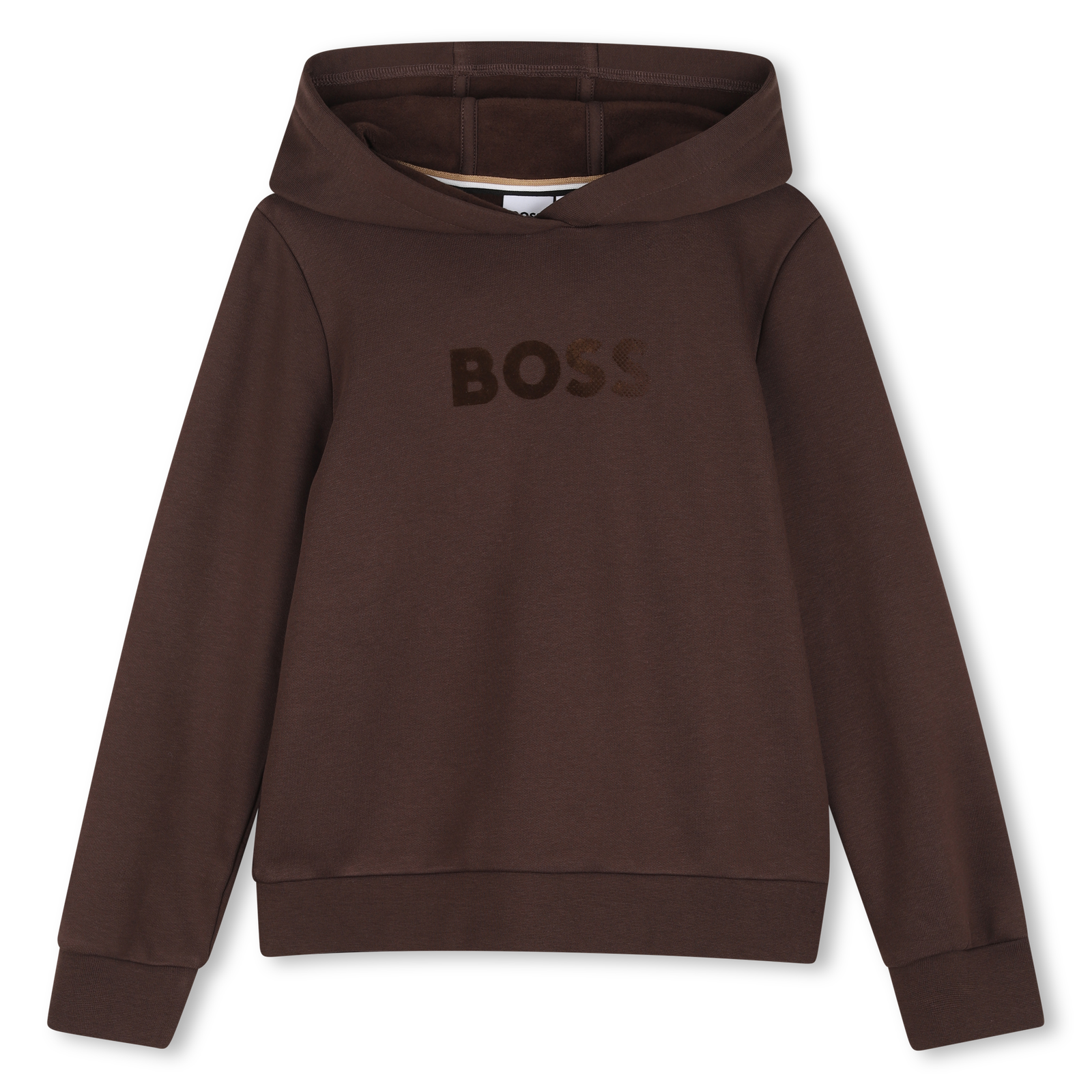 BOSS Sweater-Shirt Met Kap - Bruin – foto 1 – Niñoz Almere