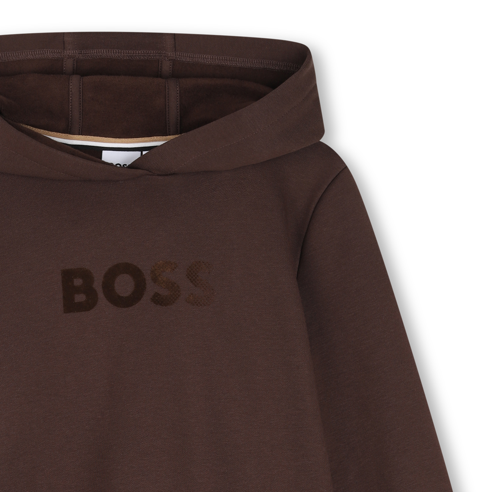 BOSS Sweater-Shirt Met Kap - Bruin – foto 3 – Niñoz Almere