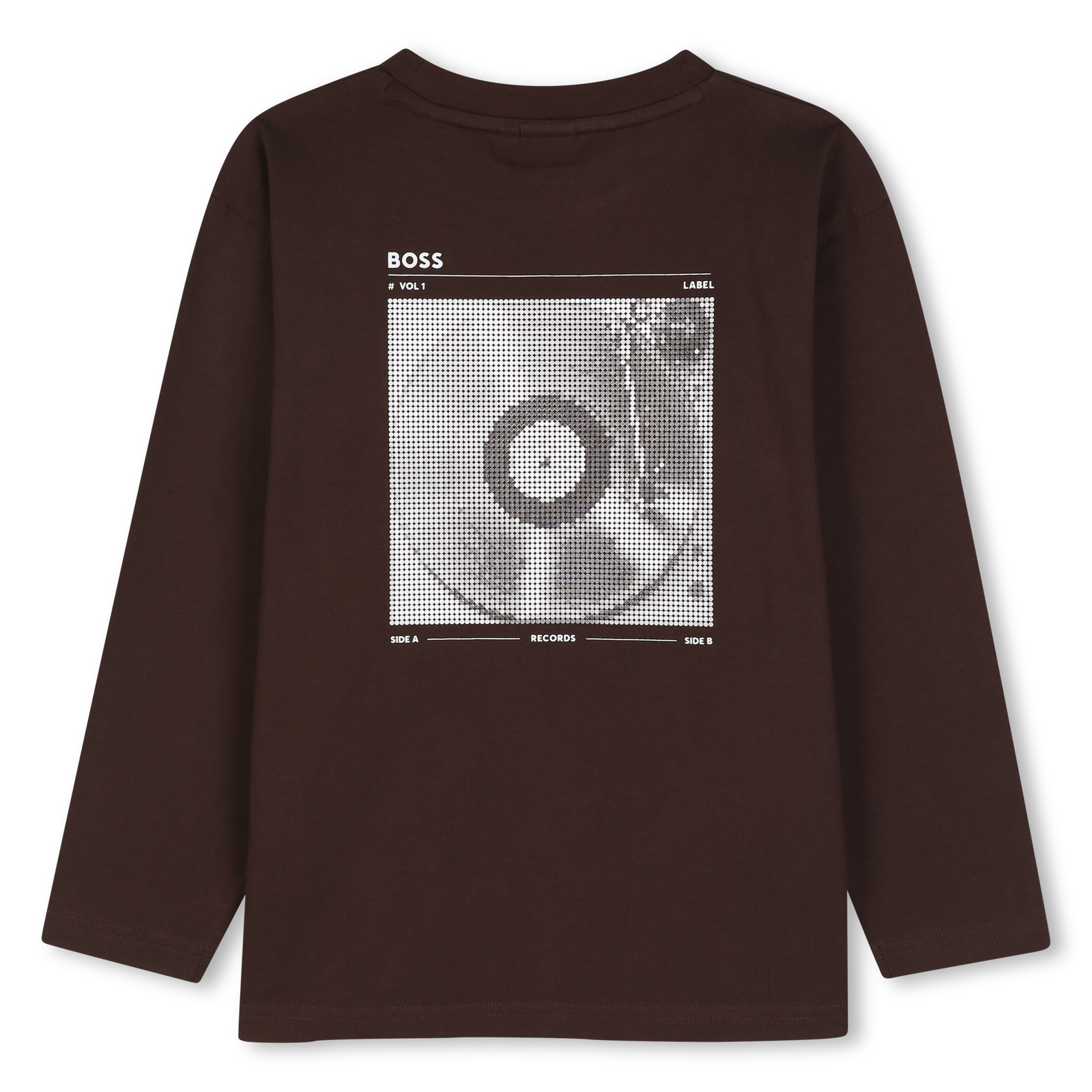 BOSS T-Shirt Lange Mouwen - Bruin – foto 2 – Niñoz Almere