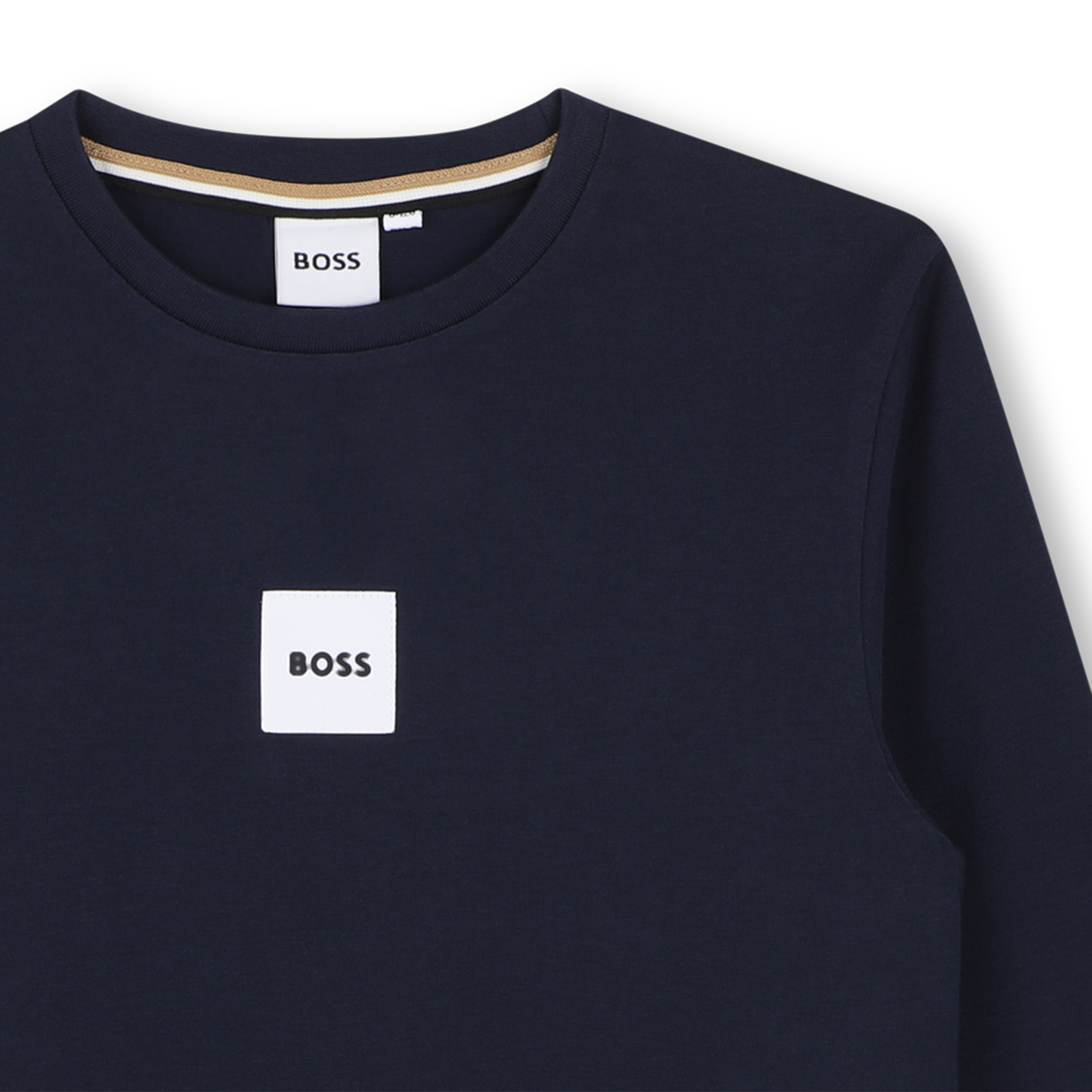 BOSS T-Shirt Lange Mouwen - Marine – foto 3 – Niñoz Almere