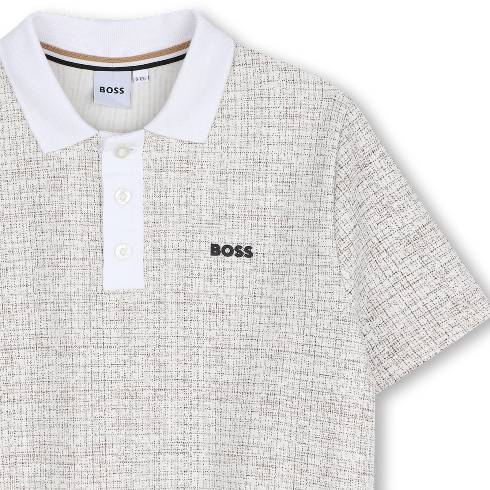 BOSS Polo Met Korte Mouwen - Ivoor – foto 3 – Niñoz Almere