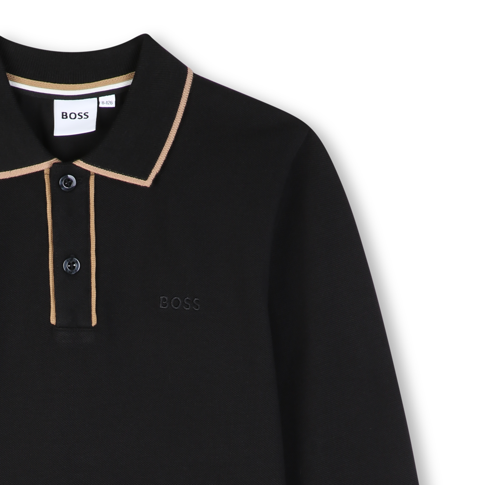 BOSS Polo Lange Mouwen - Zwart – foto 3 – Niñoz Almere
