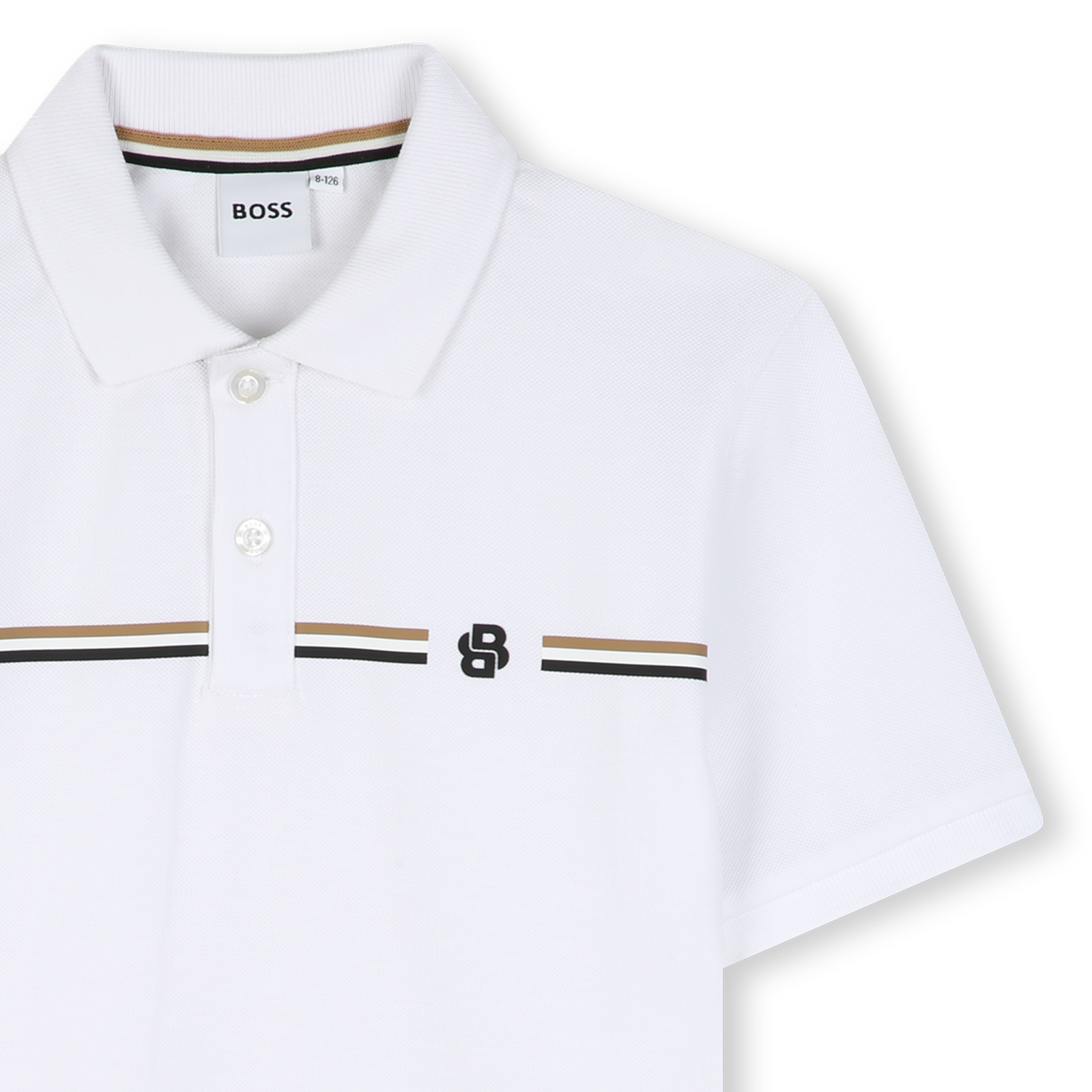 BOSS Polo Met Korte Mouwen - Wit – foto 3 – Niñoz Almere